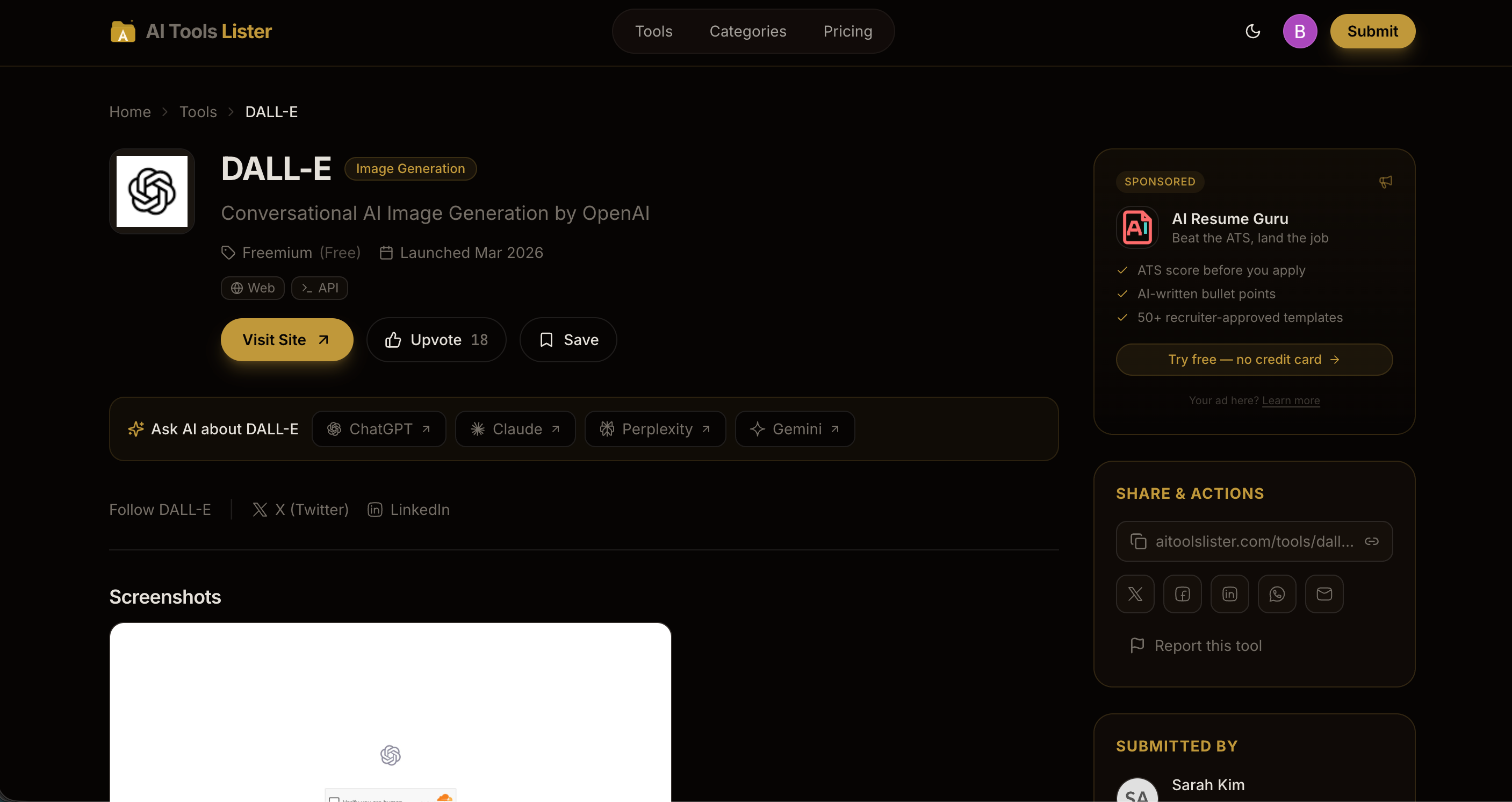 AI Tools Lister screenshot 4