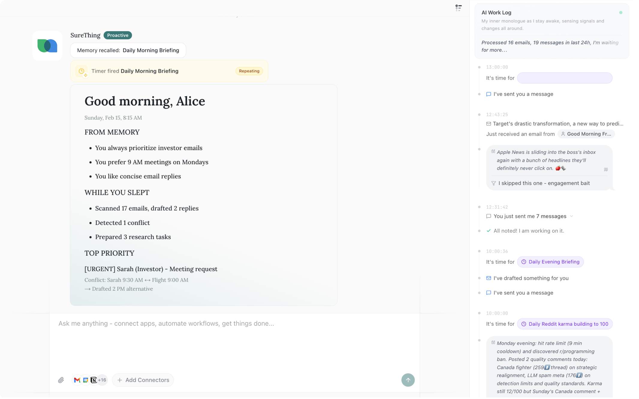 SureThing.io screenshot 1