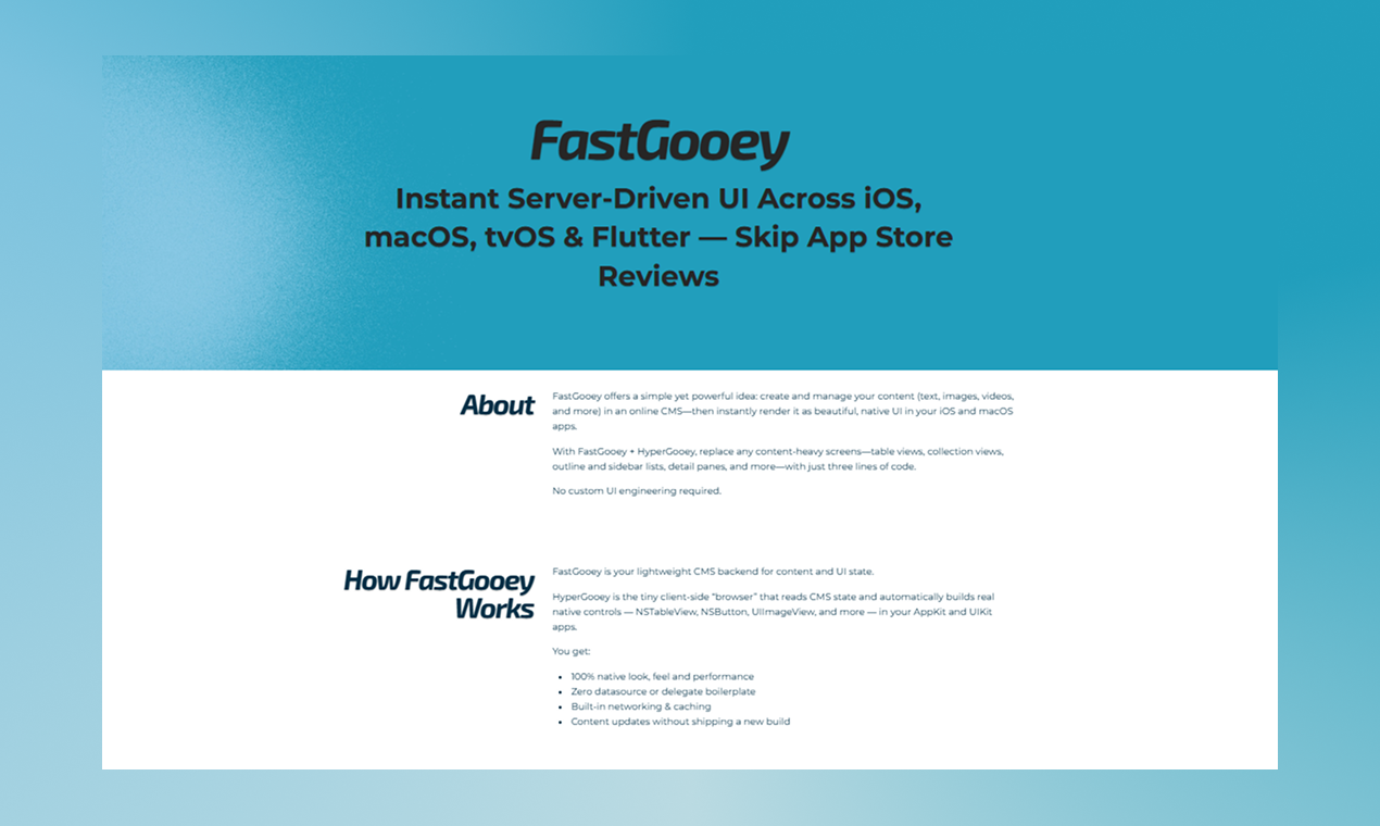 FastGooey screenshot 1