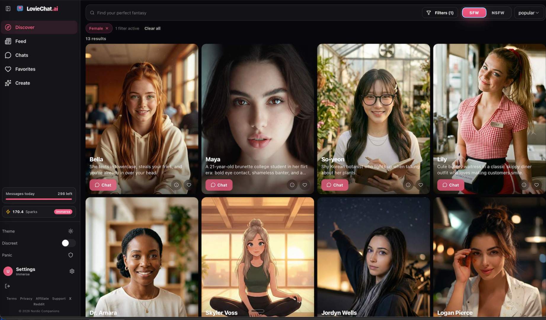 LovieChat.ai screenshot 1