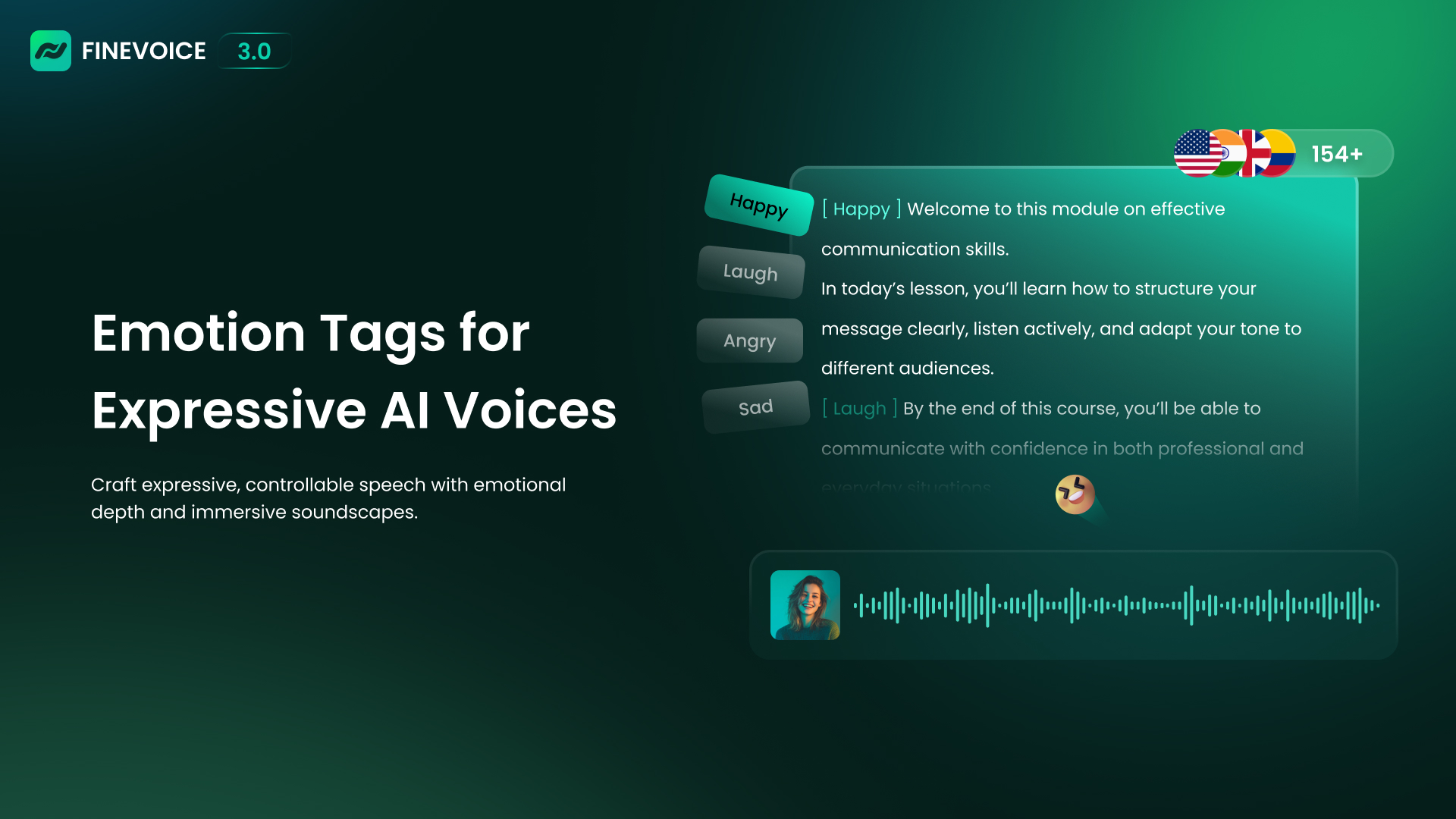 FineVoice Text to Speech screenshot 1