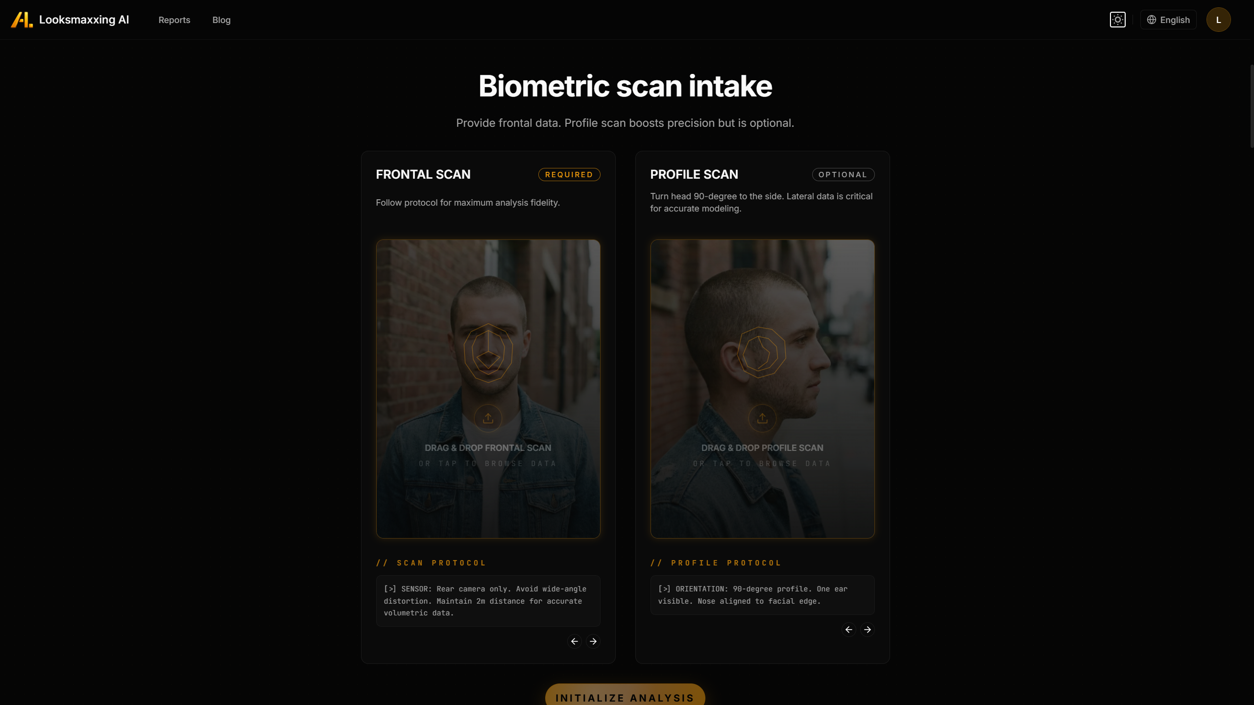 Looksmaxxing AI screenshot 2