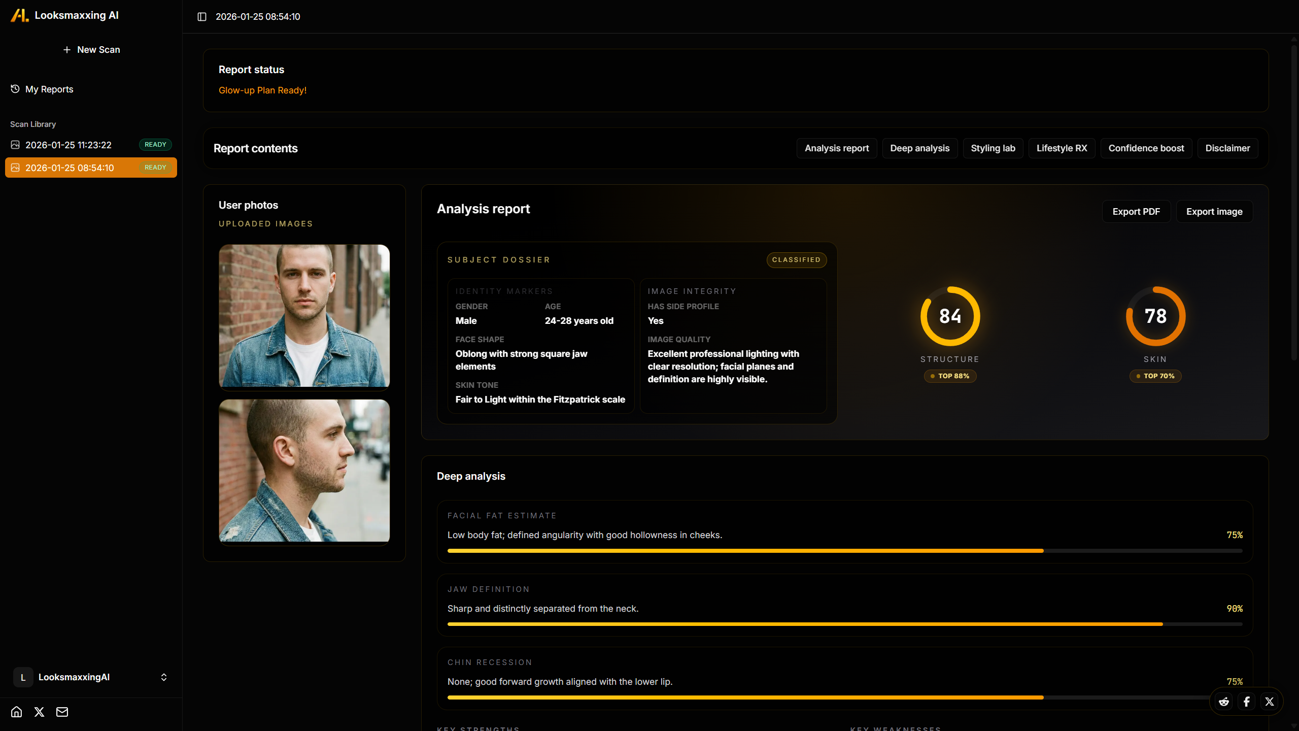 Looksmaxxing AI screenshot 3