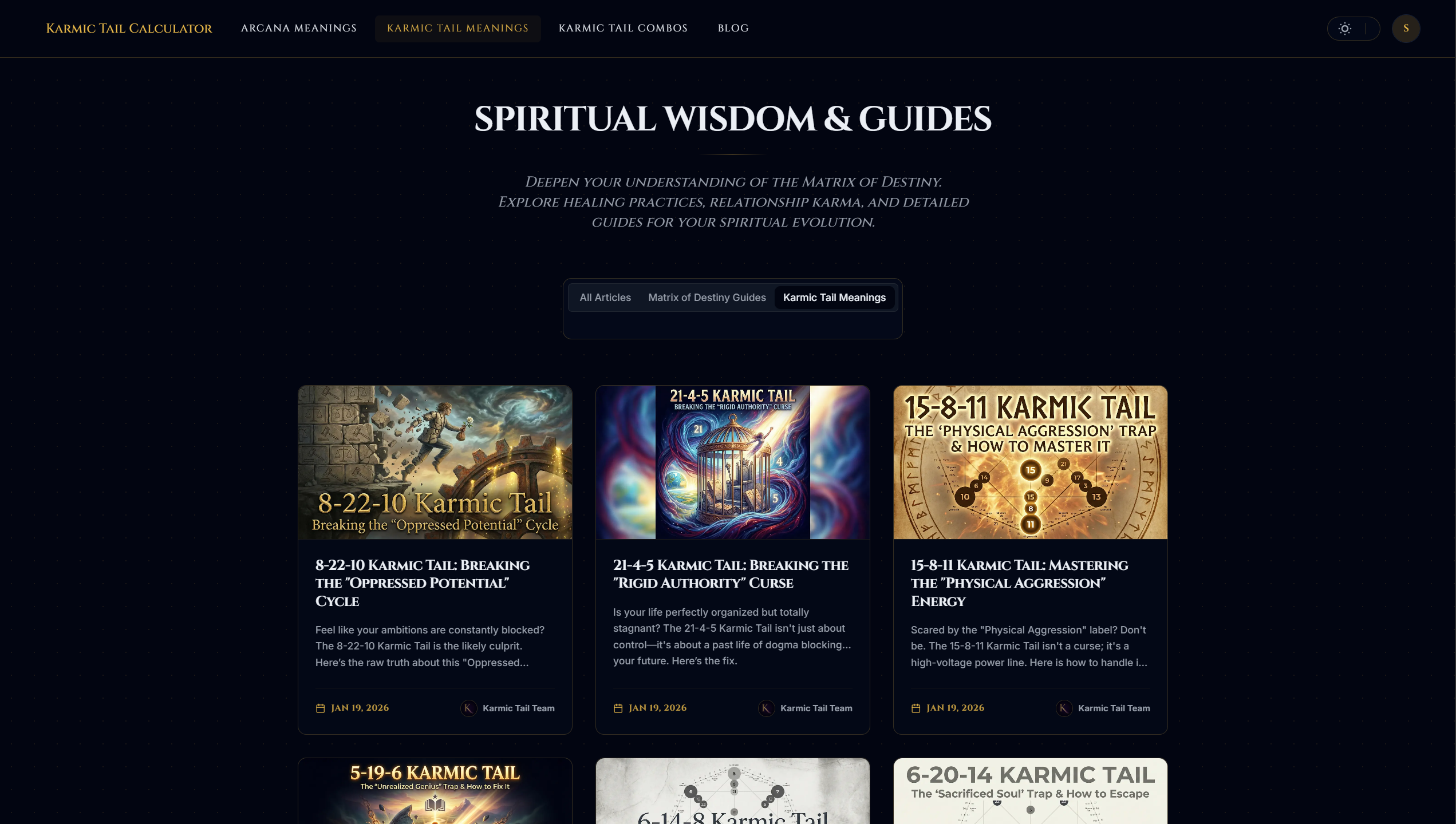 Karmic Tail Calculator screenshot 3