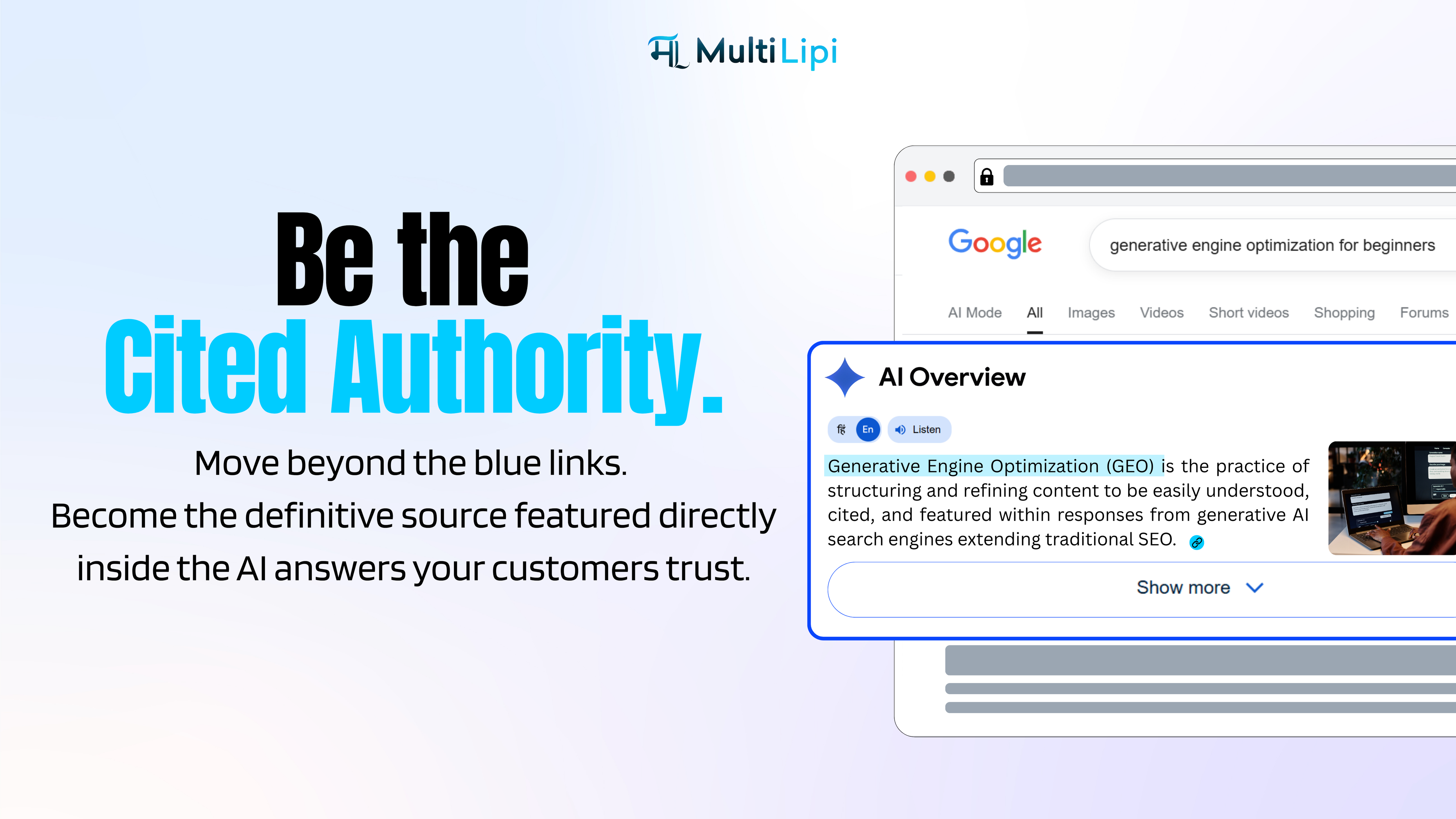 MultiLipi - The Global AI SEO & GEO Hub screenshot 3