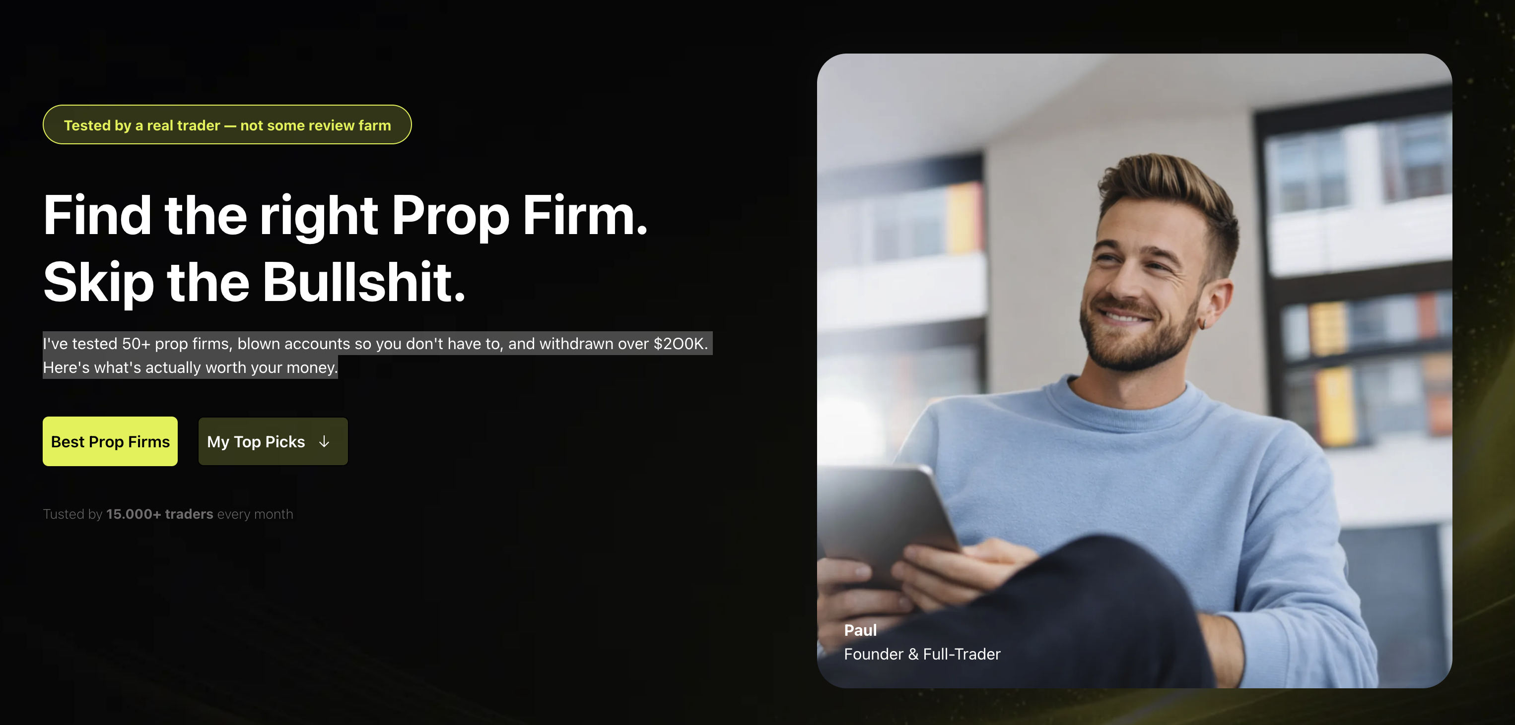 Proptradingvibes screenshot 1