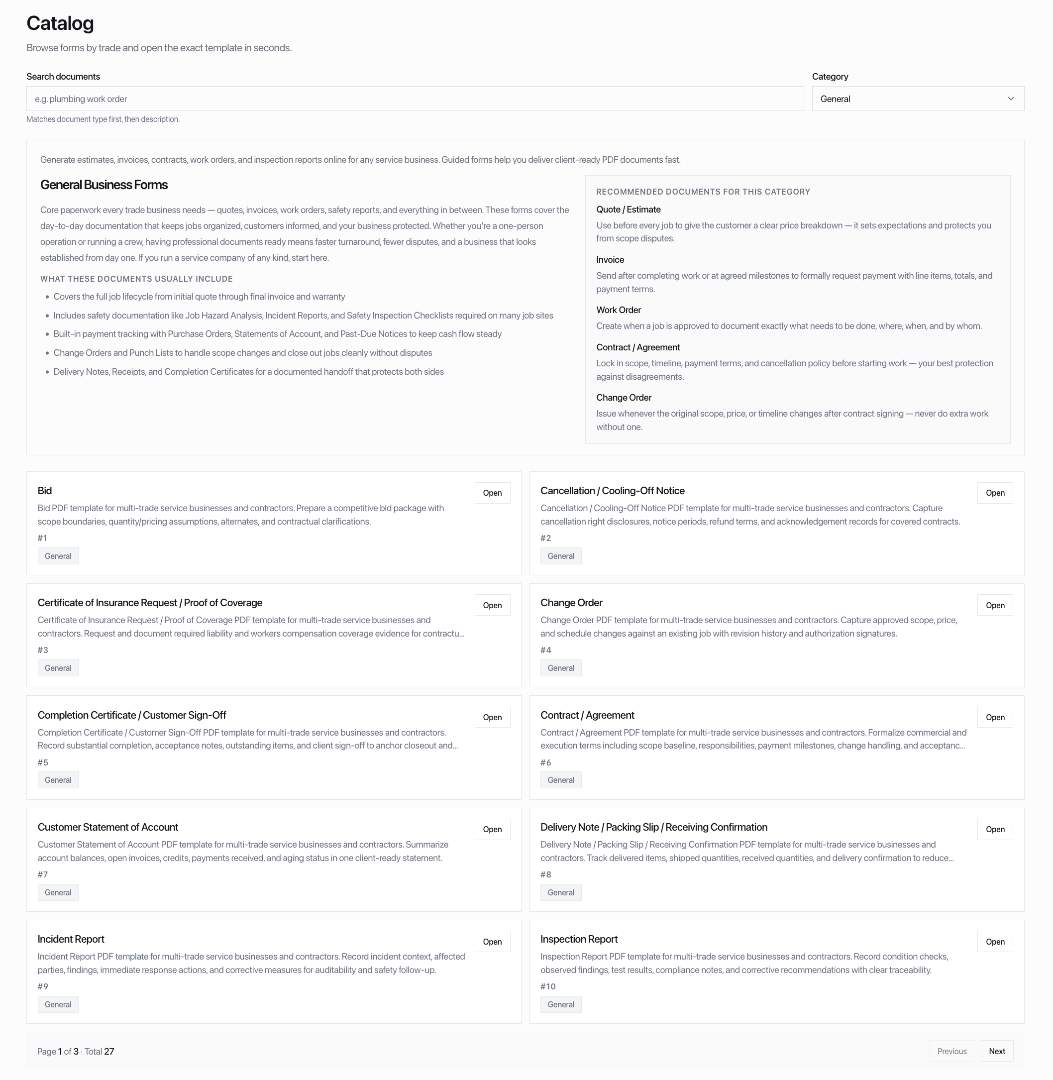 documentorium screenshot 1