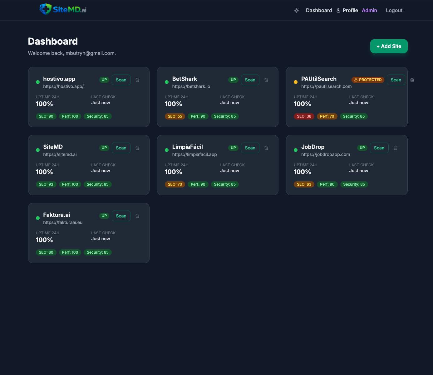 SiteMd screenshot 2