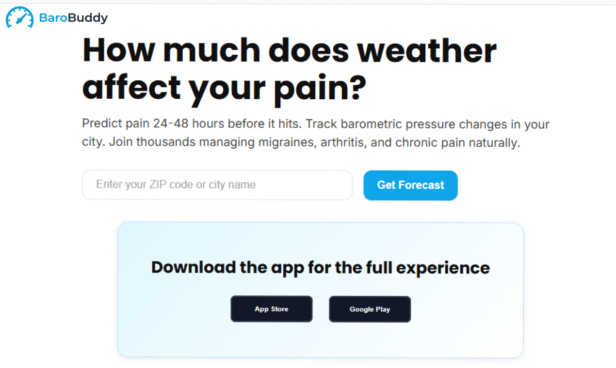 BaroBuddy screenshot 2
