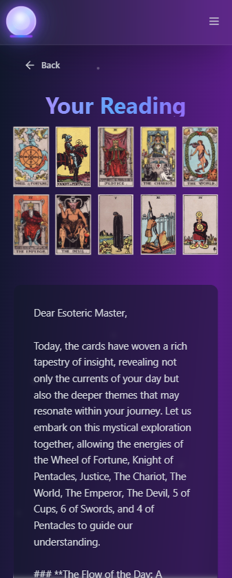 esotericAI screenshot 4