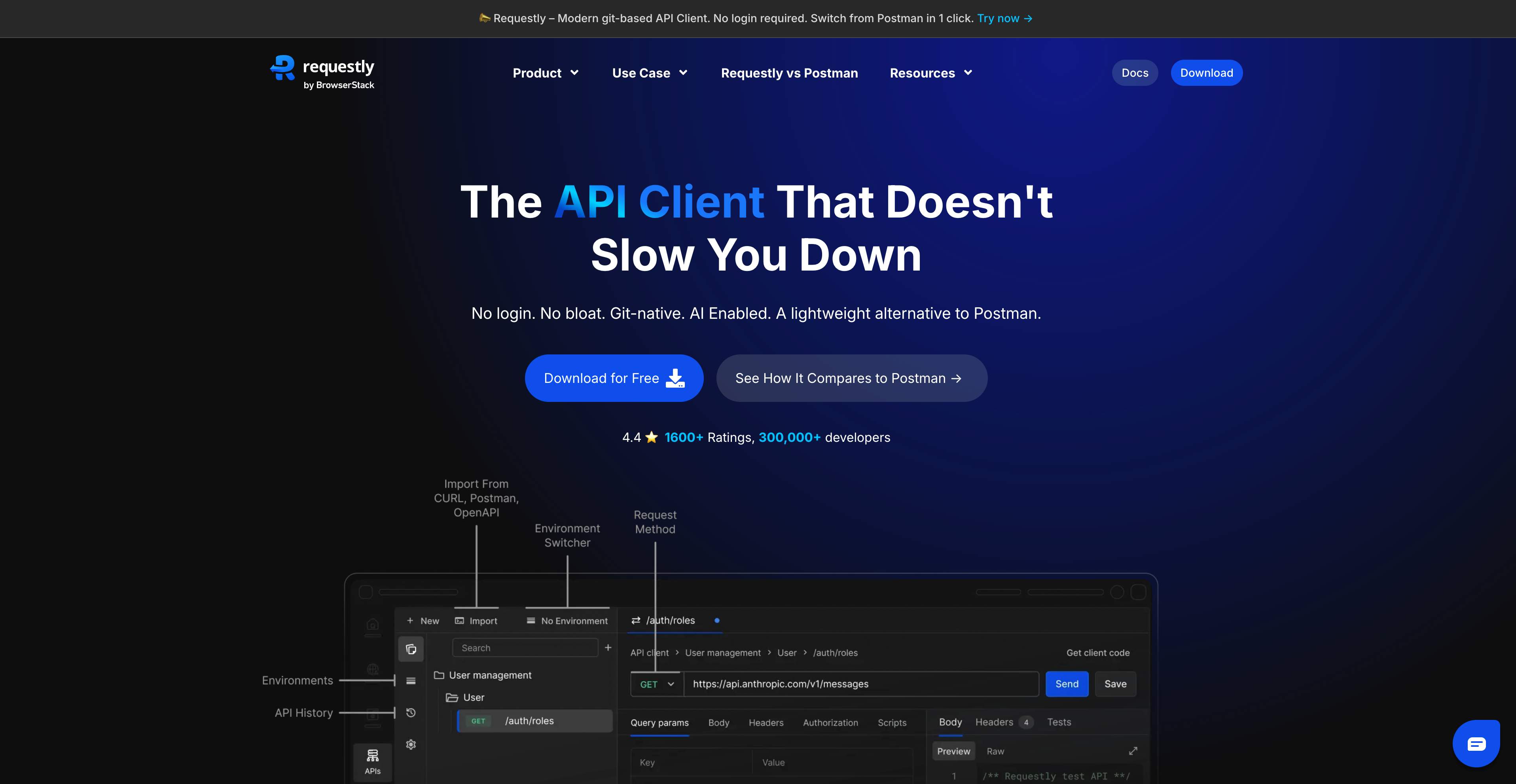 Requestly screenshot 1