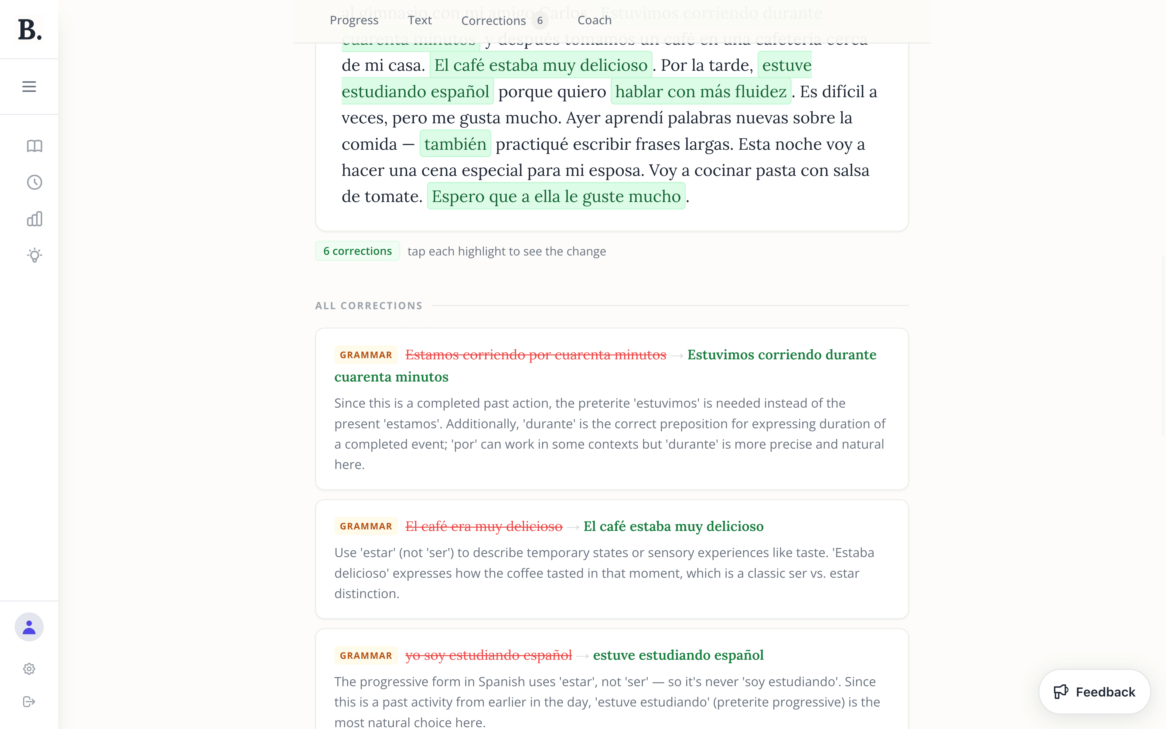Bonjournal screenshot 2
