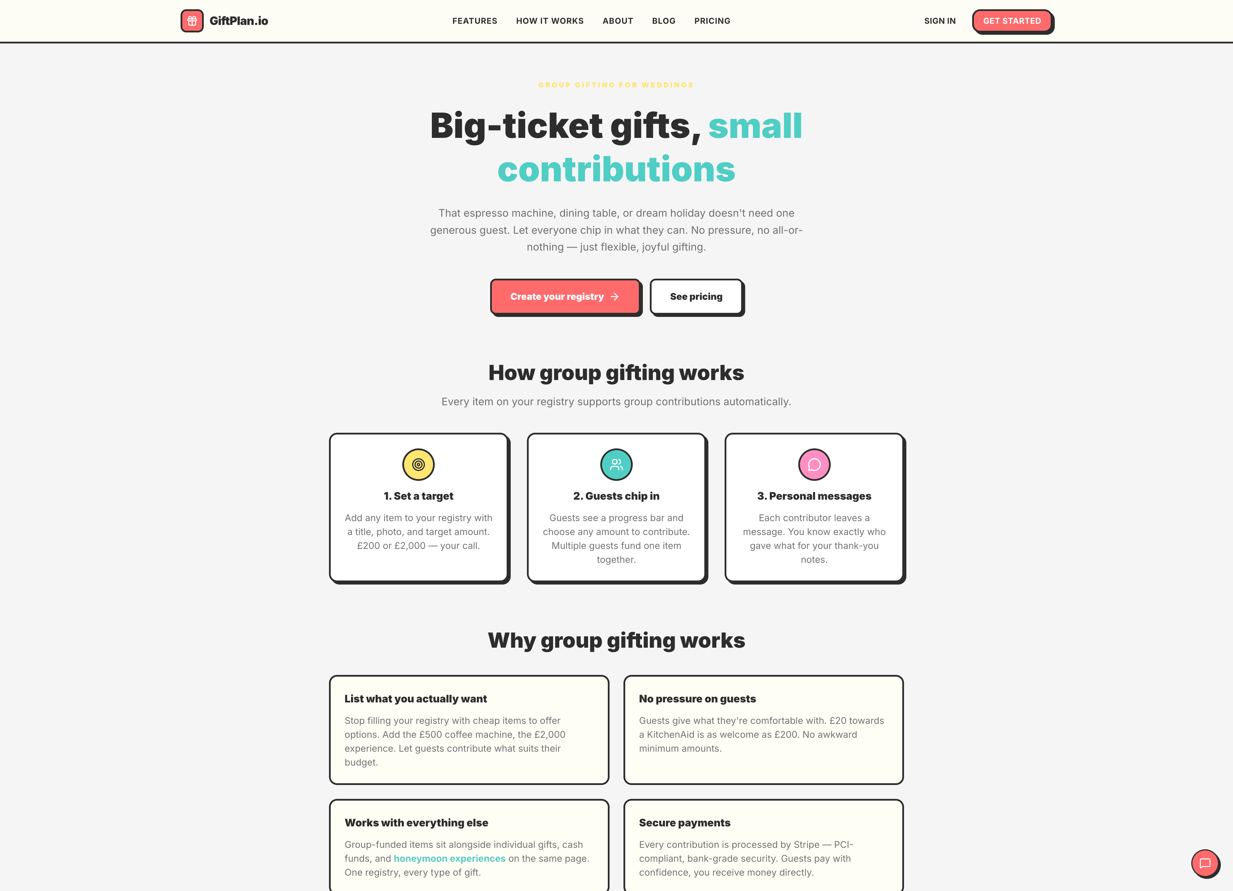 GiftPlan.io screenshot 2