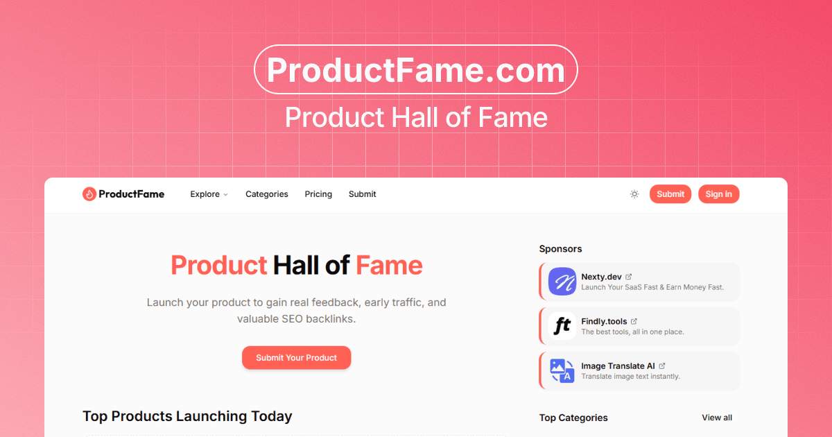 ProductFame screenshot 1