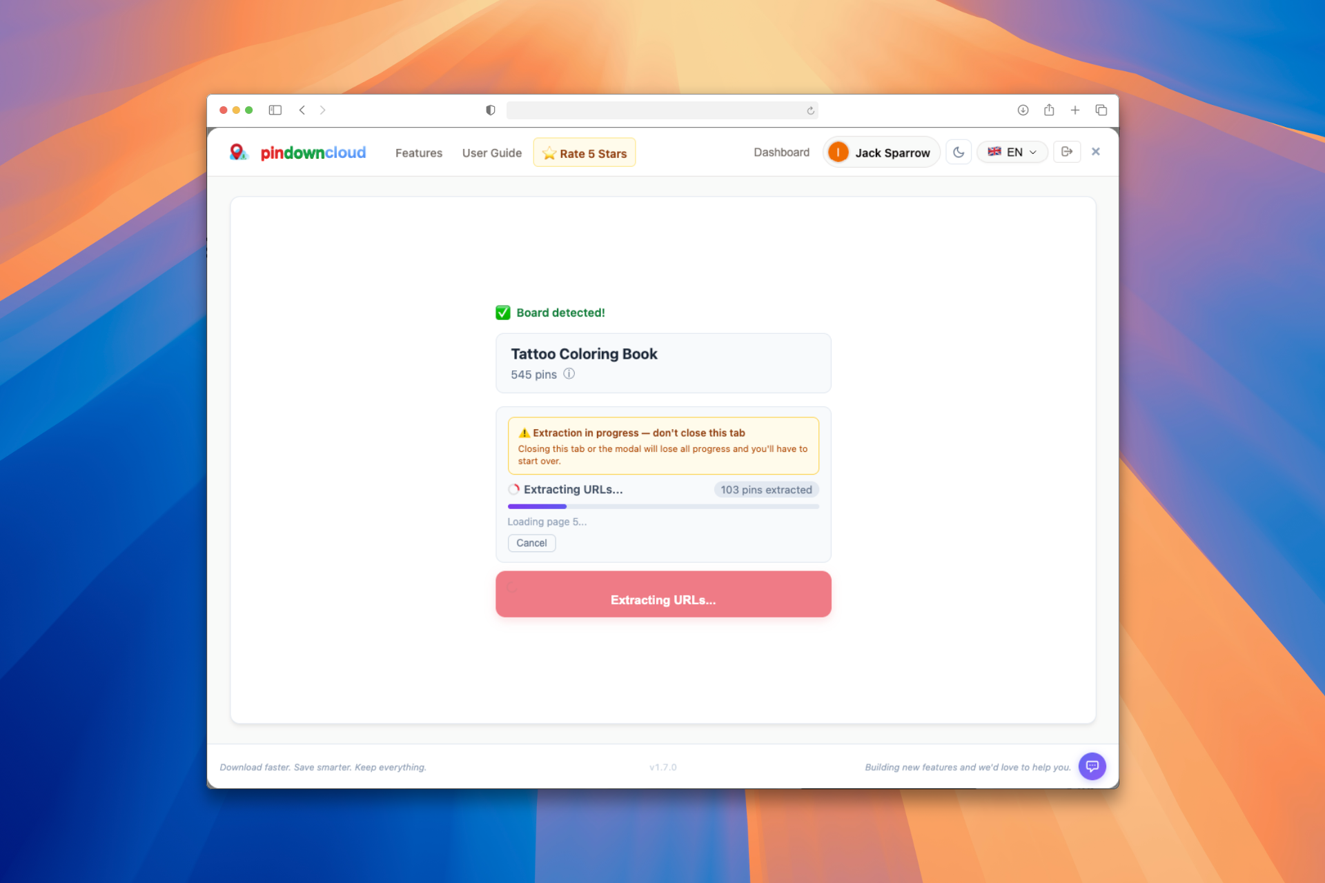 PinDownCloud screenshot 1