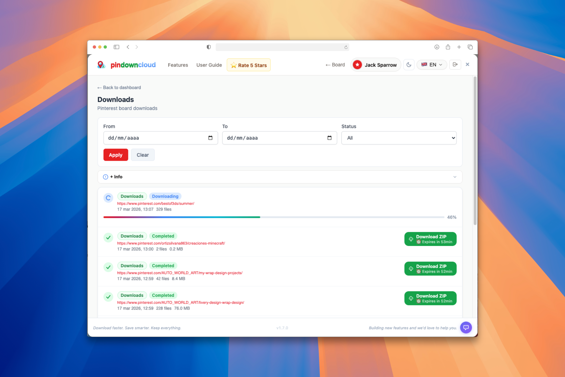 PinDownCloud screenshot 3