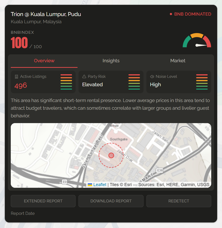 BnBDetector screenshot 1
