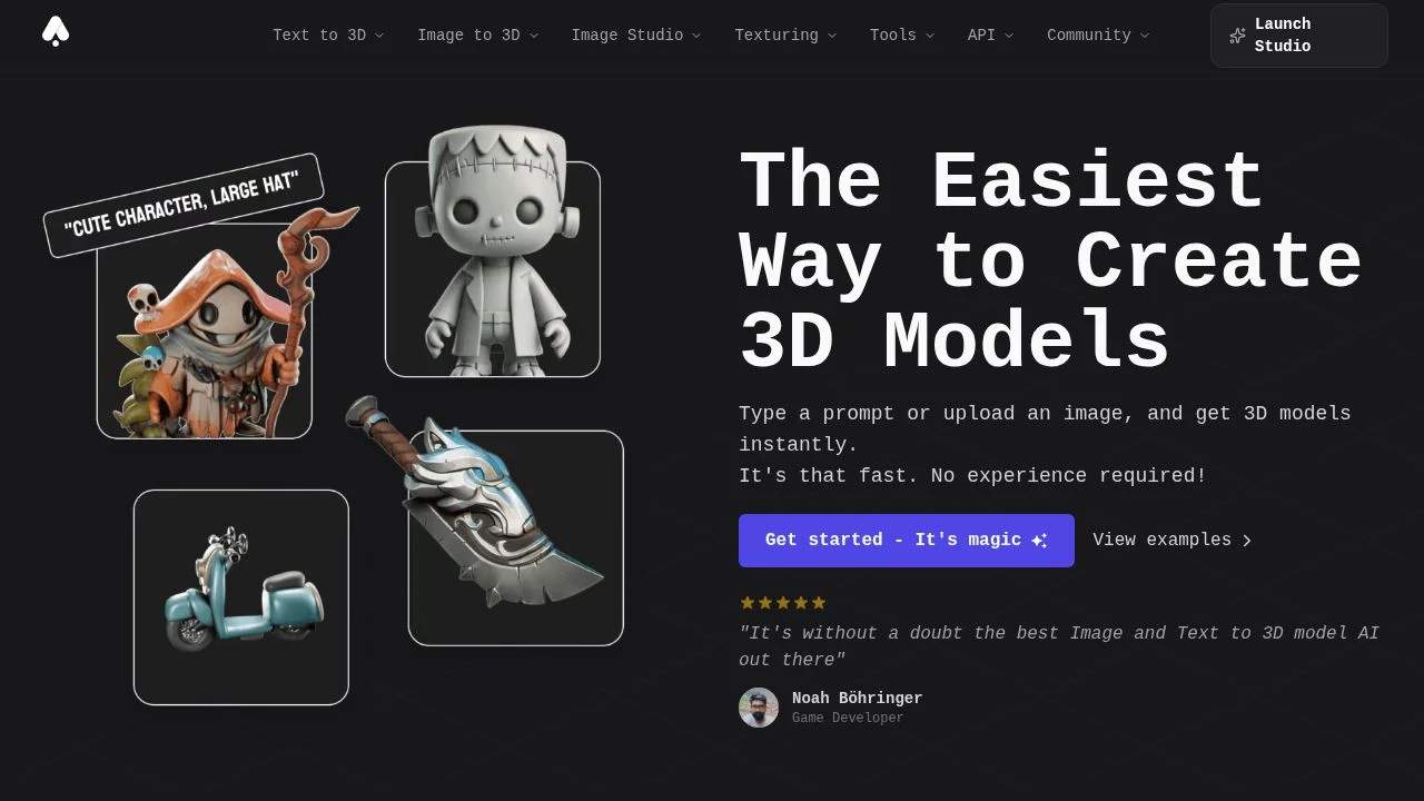 3DAIStudio screenshot 1