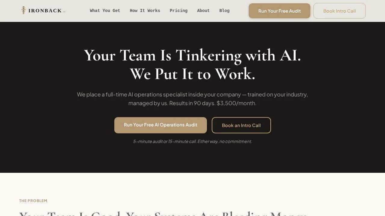 Ironback screenshot 1