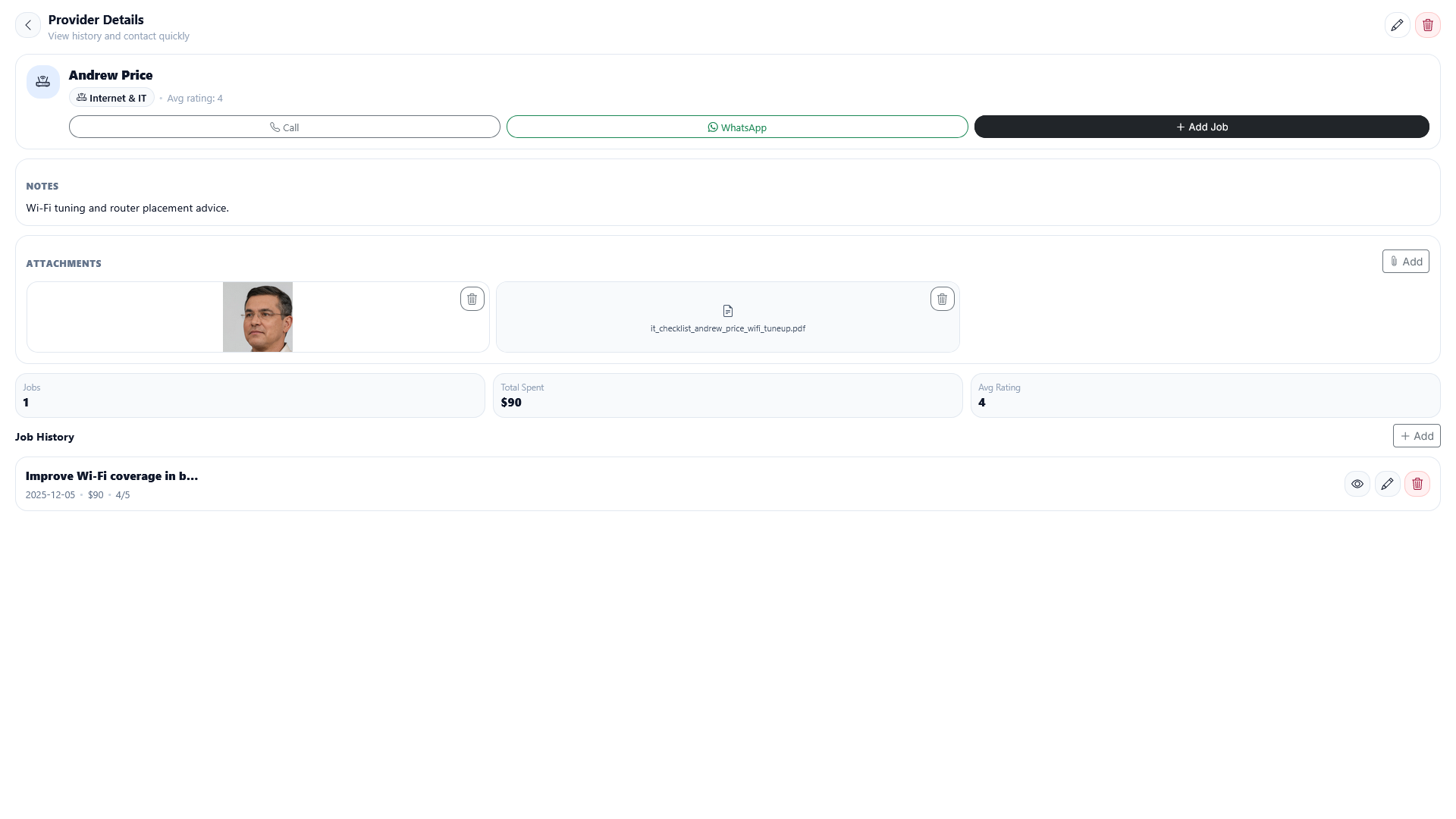 WhoFixedIt screenshot 2