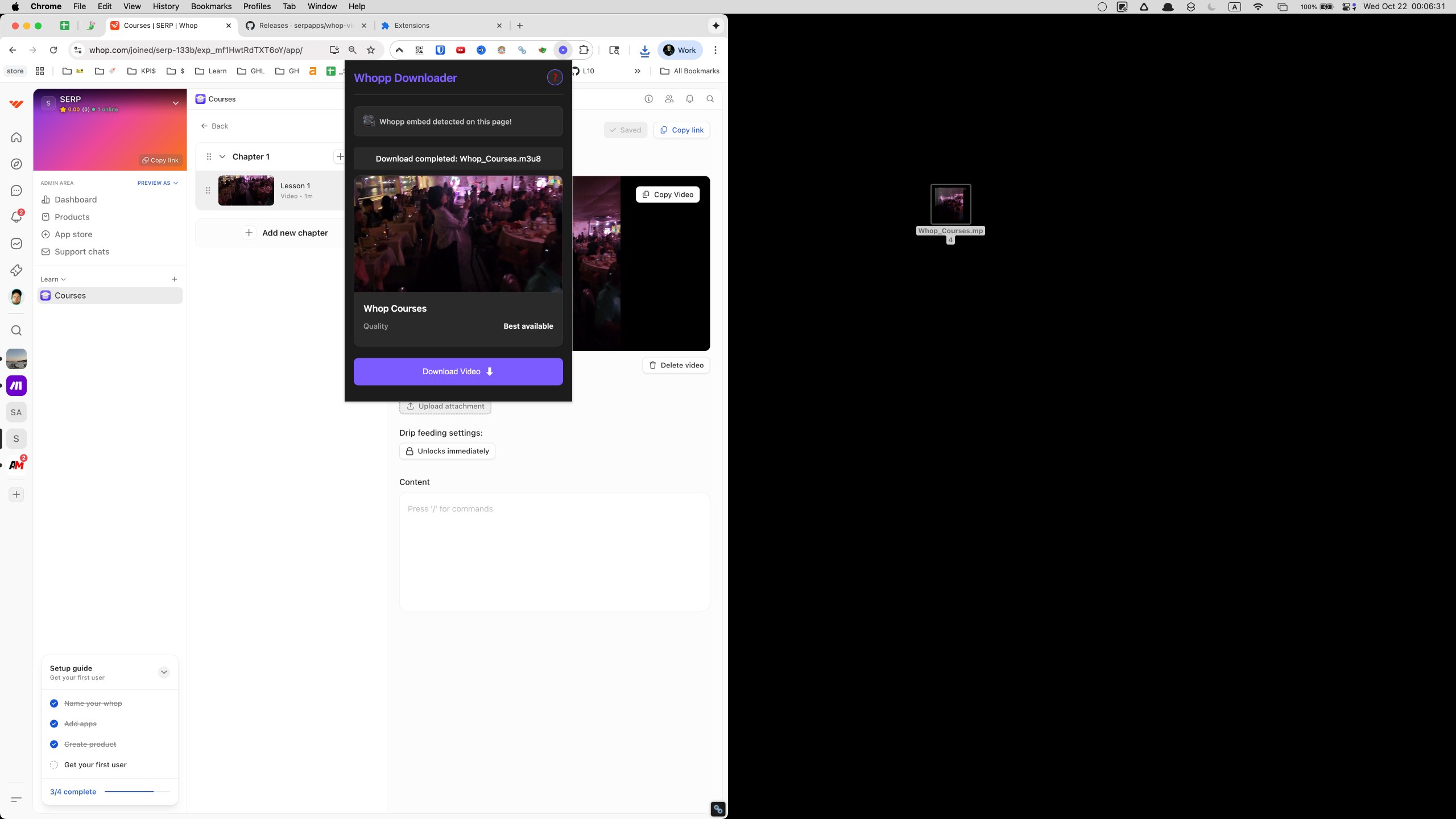 Whop Downloader screenshot 1