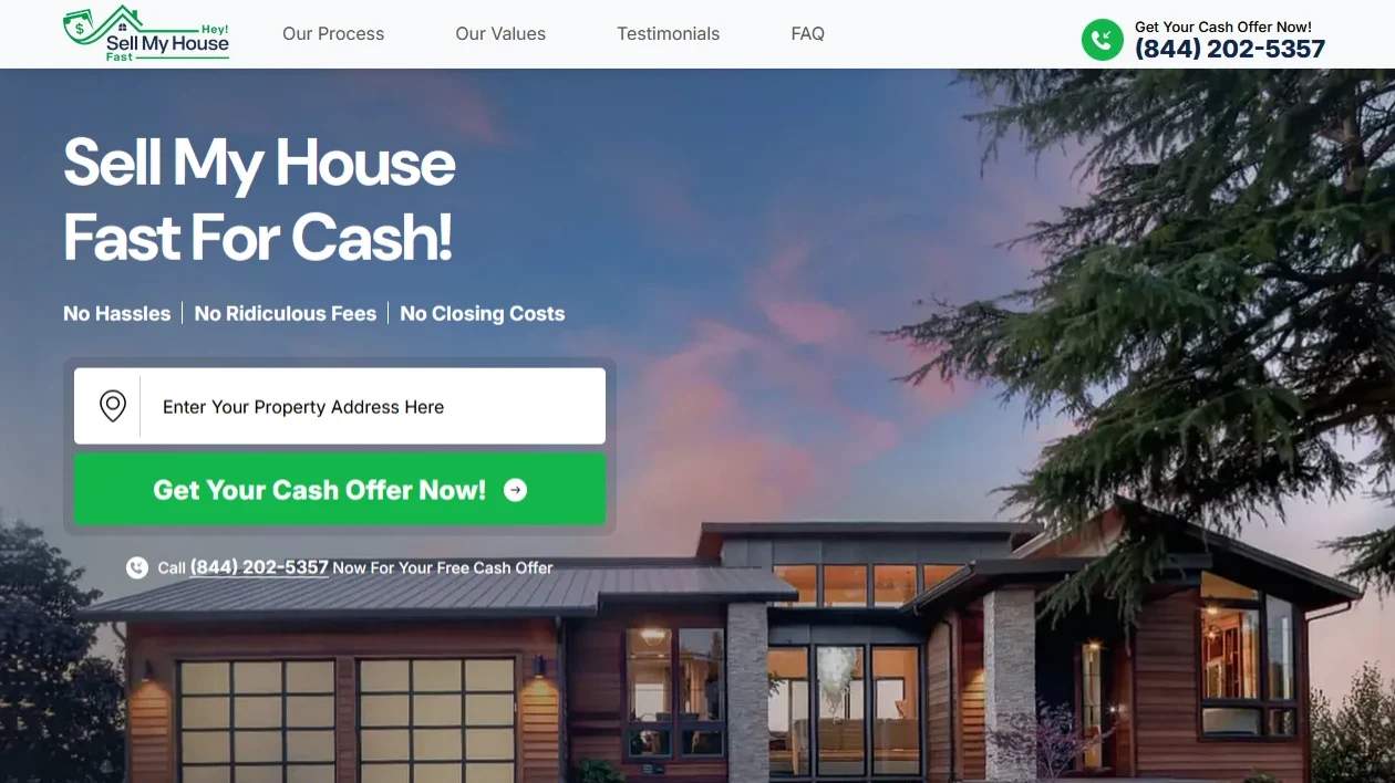 Hey! Sell My House Fast screenshot 1