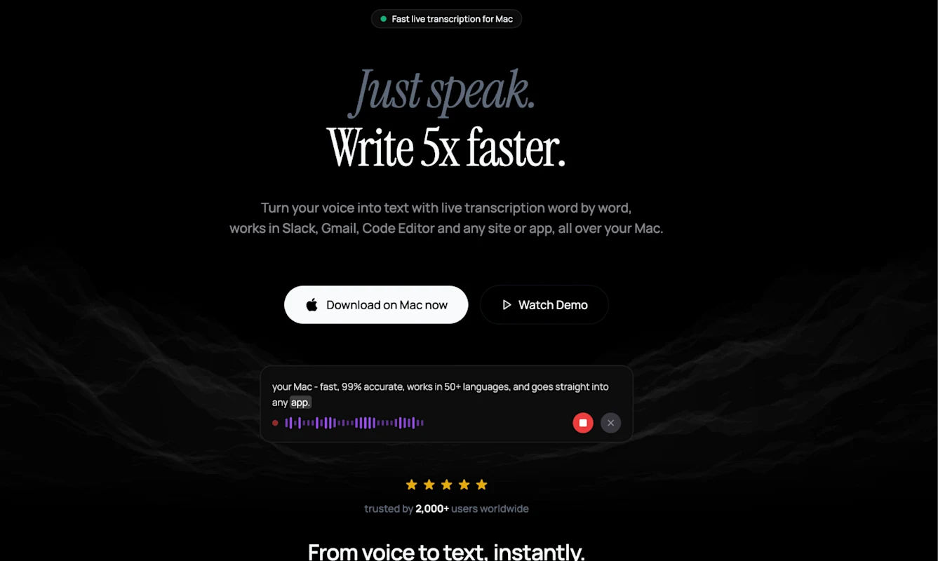 TalkFlowy screenshot 1