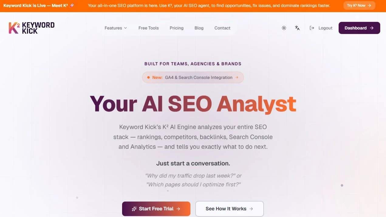 KeywordKick screenshot 1
