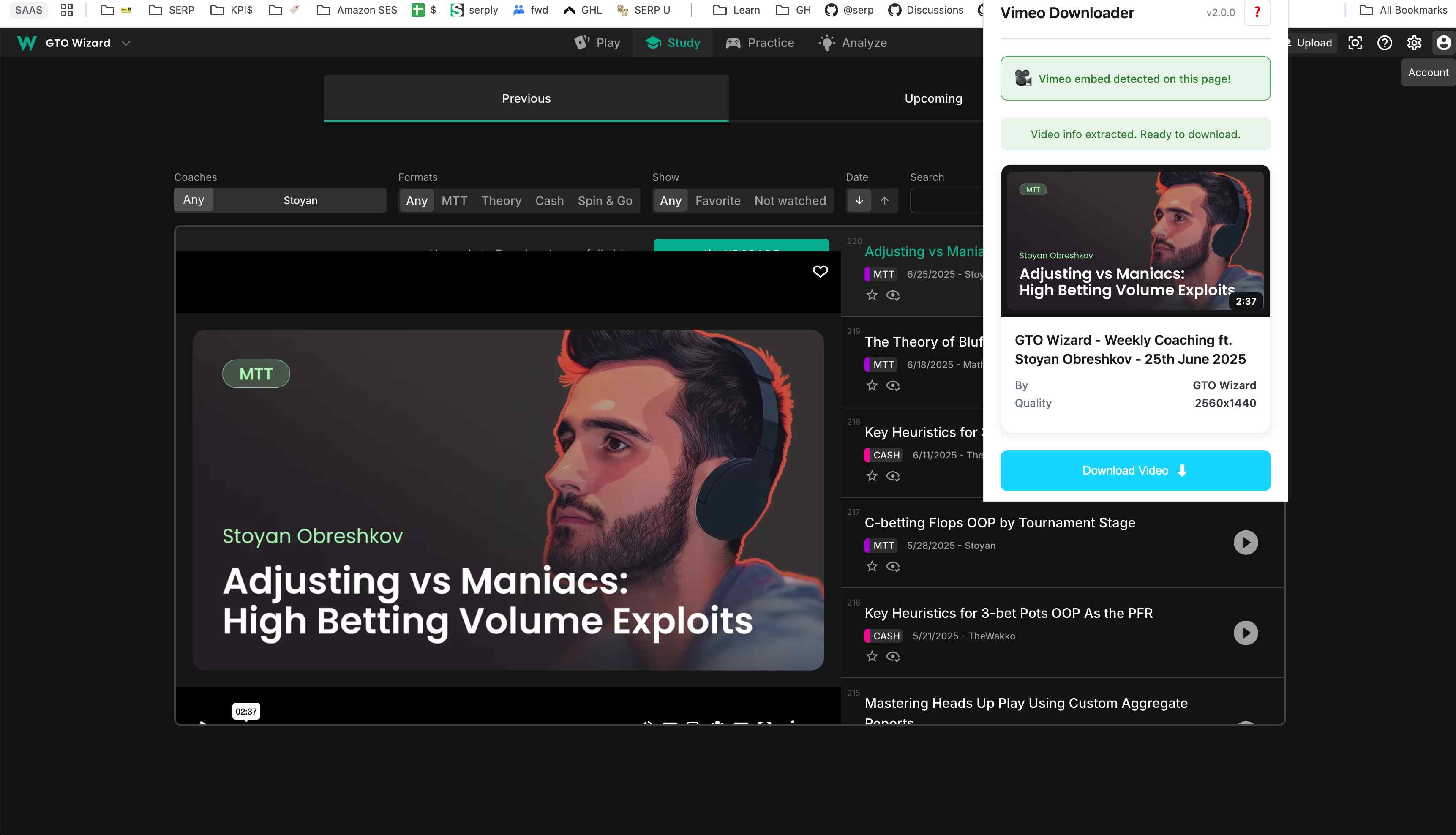 Vimeo Video Downloader screenshot 1