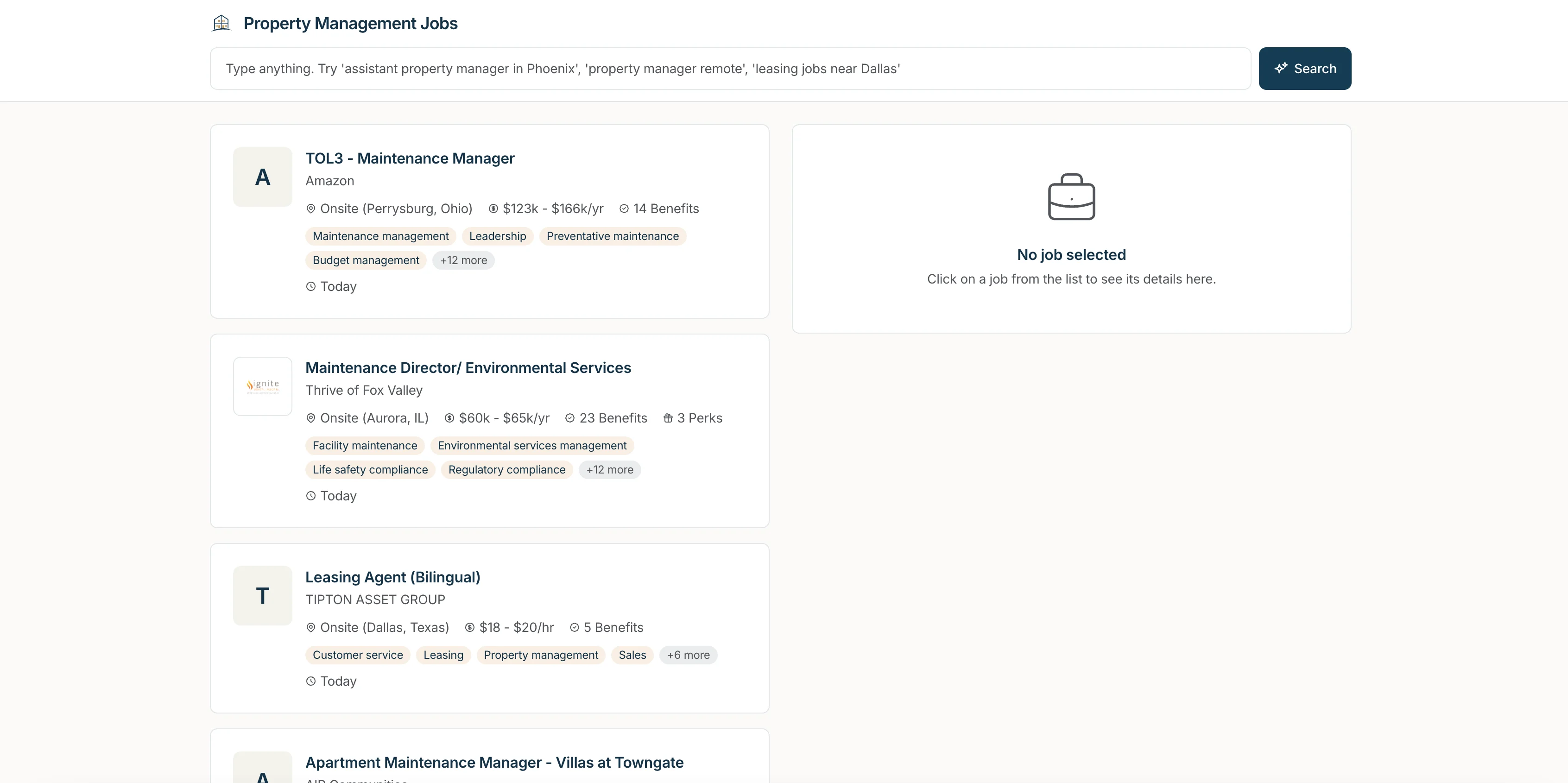 Property Management Jobs screenshot 1