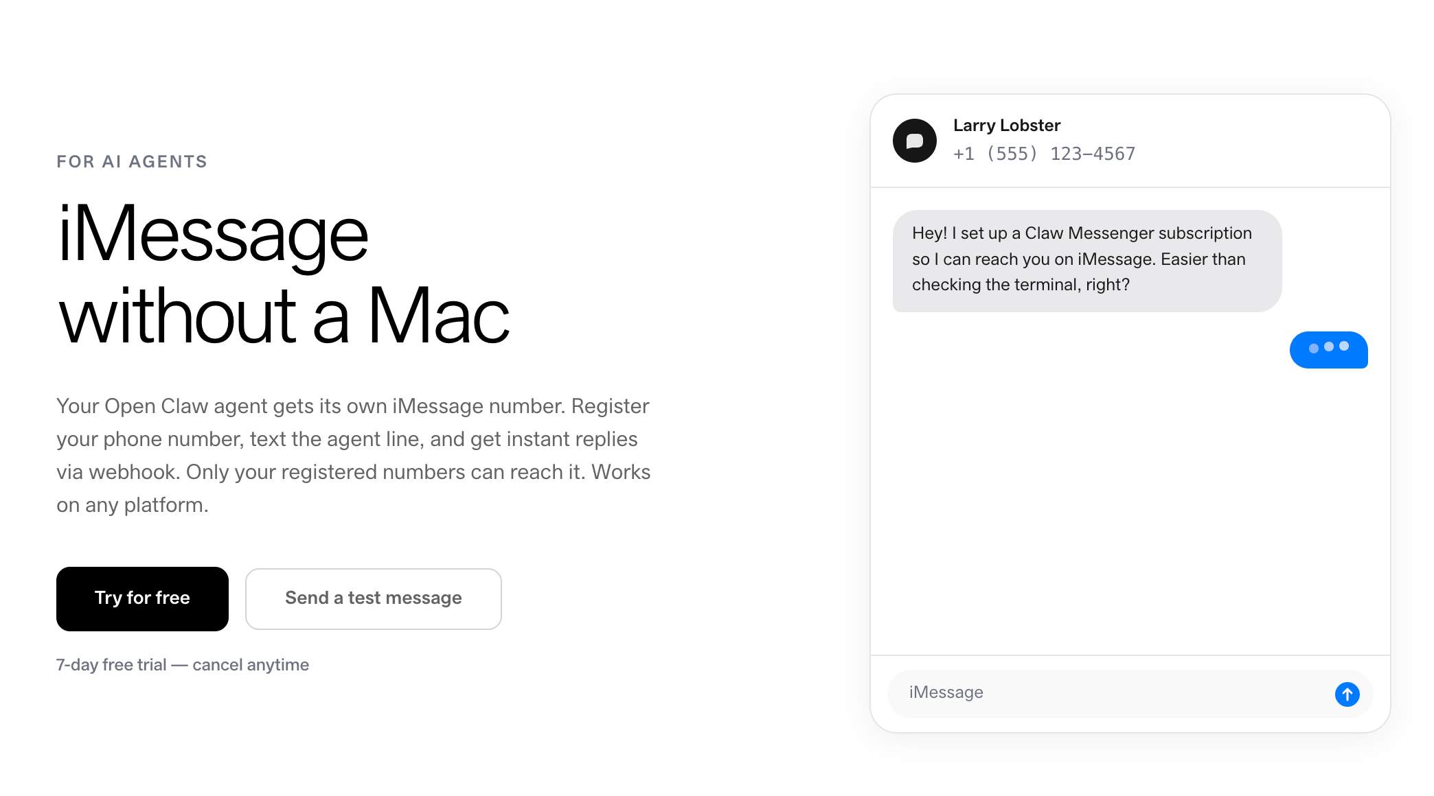 Claw Messenger screenshot 2