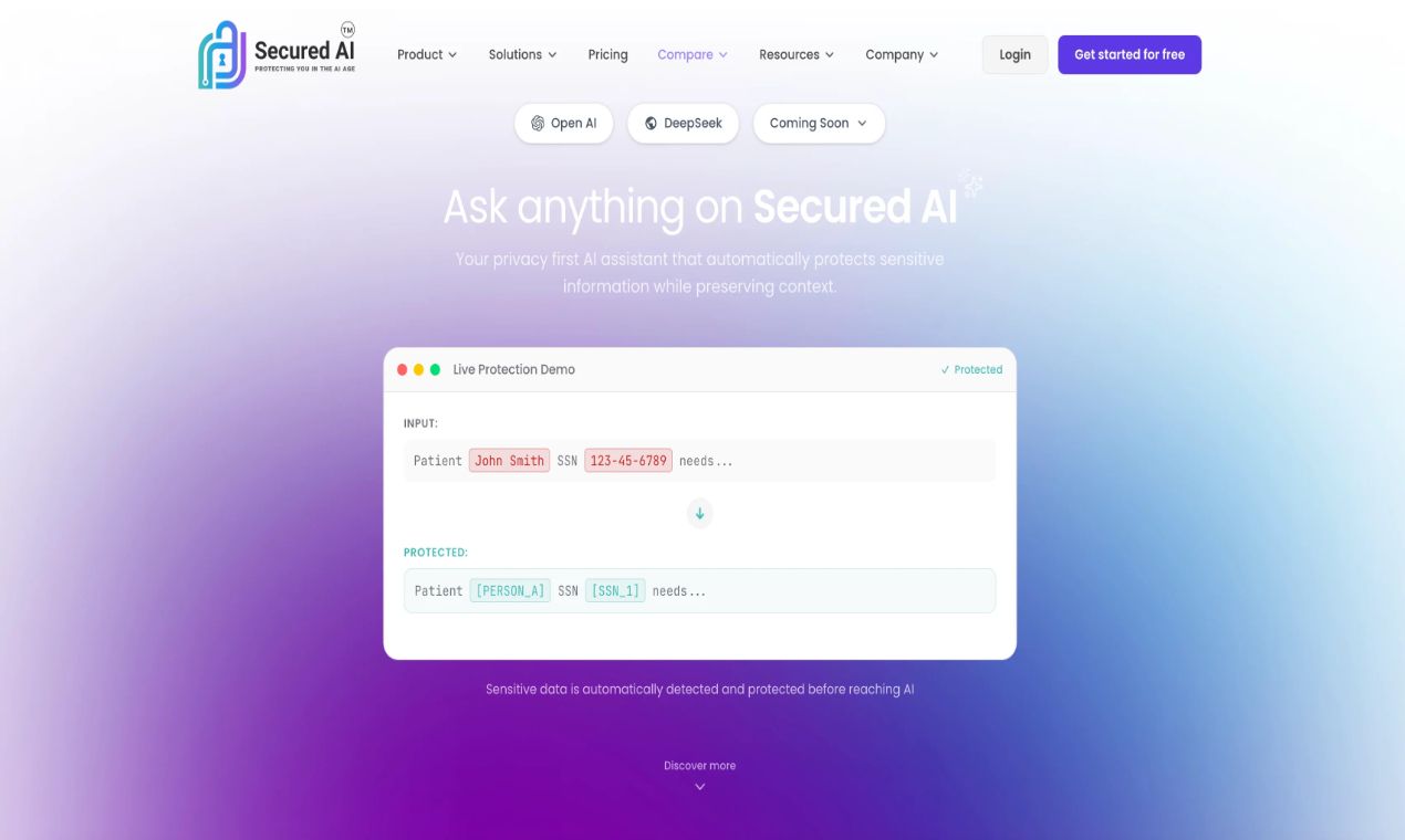 Secured AI screenshot 1