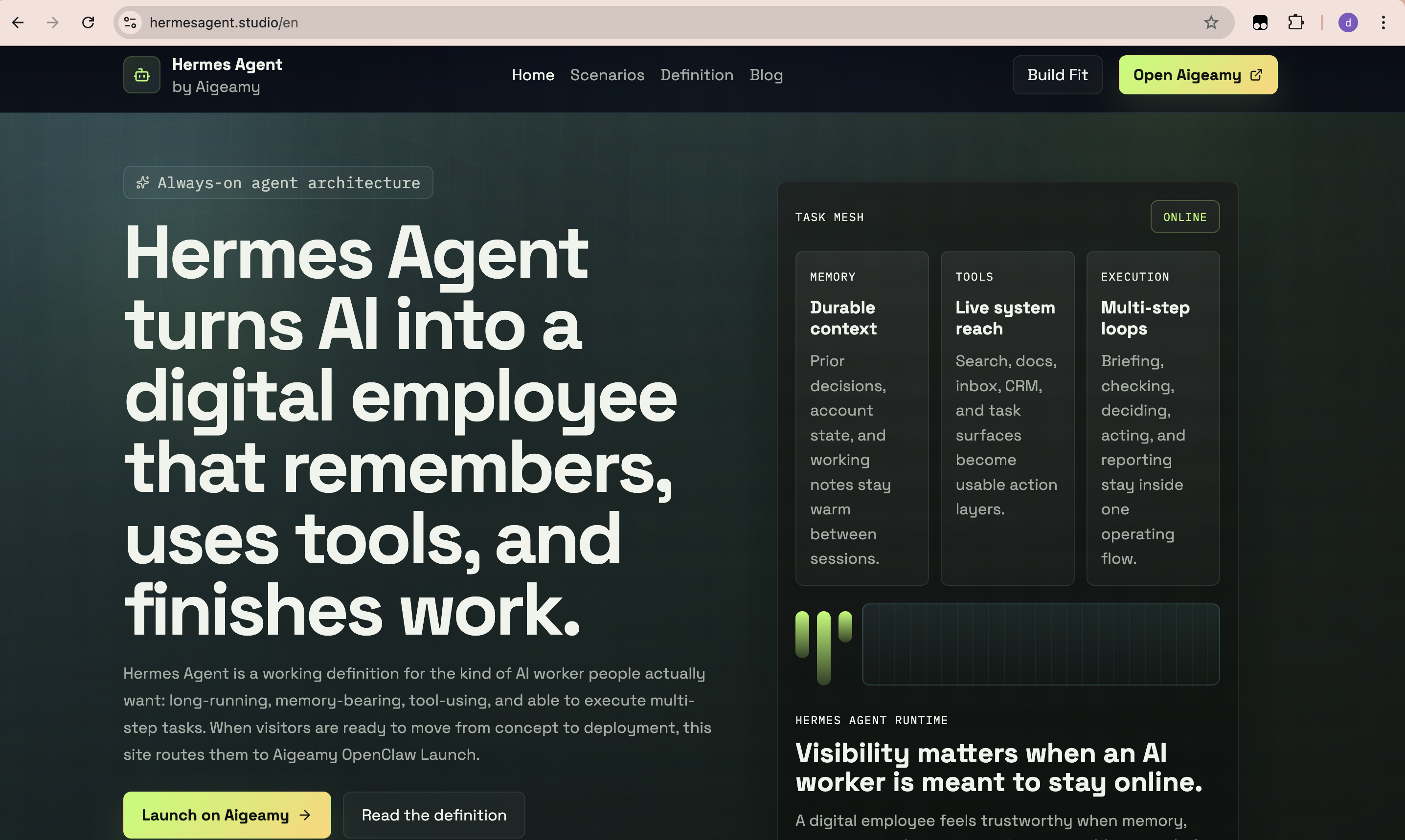 Hermes AI Agent screenshot 1