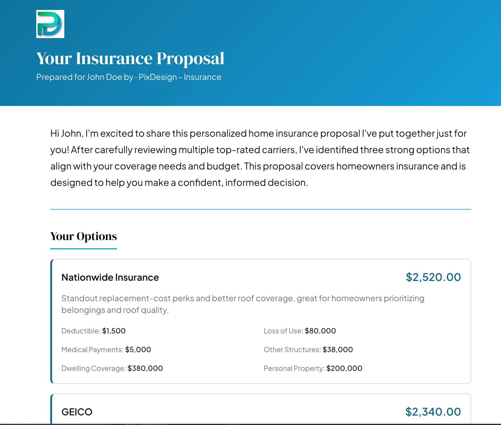ClearQuote screenshot 1