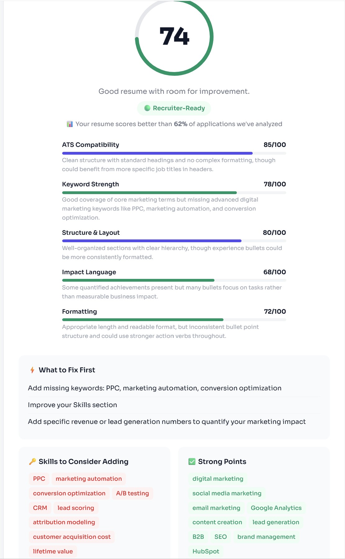 RateMy.cv screenshot 3