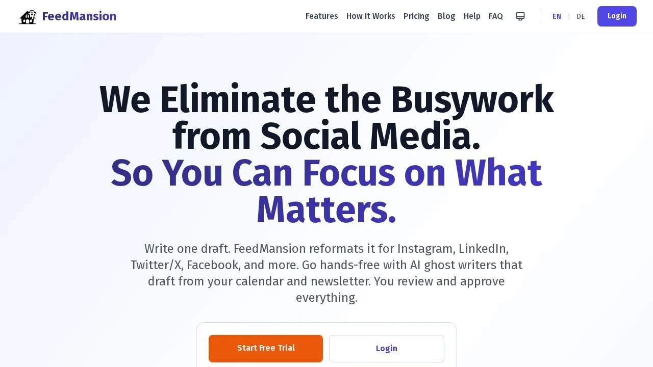 FeedMansion screenshot 1