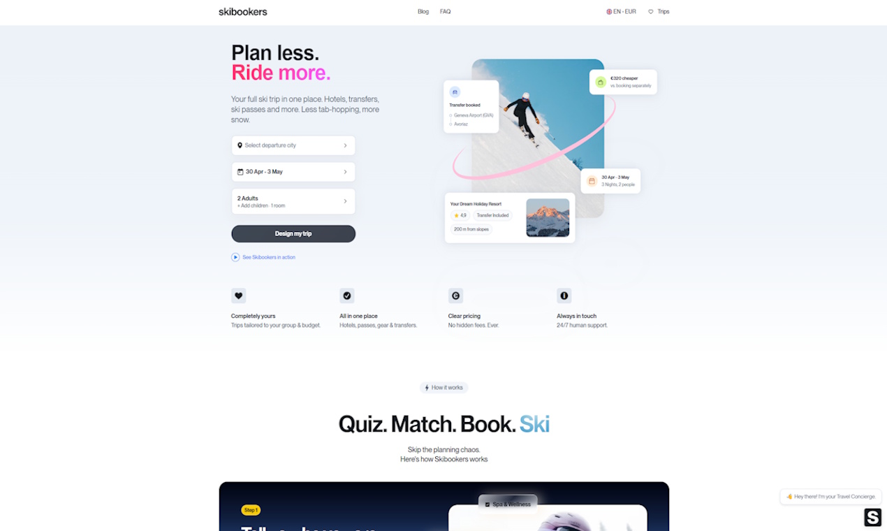 Skibookers screenshot 1