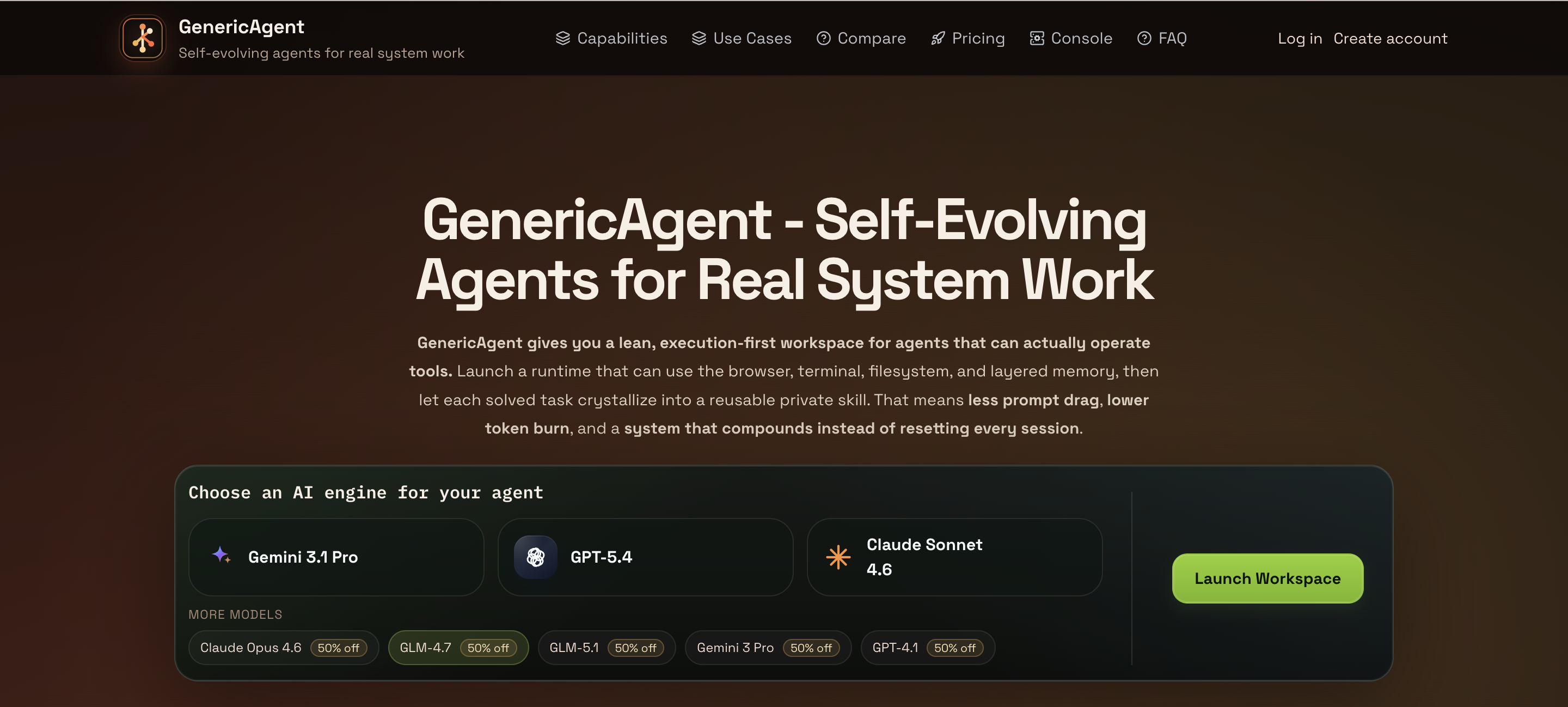genericagent screenshot 1