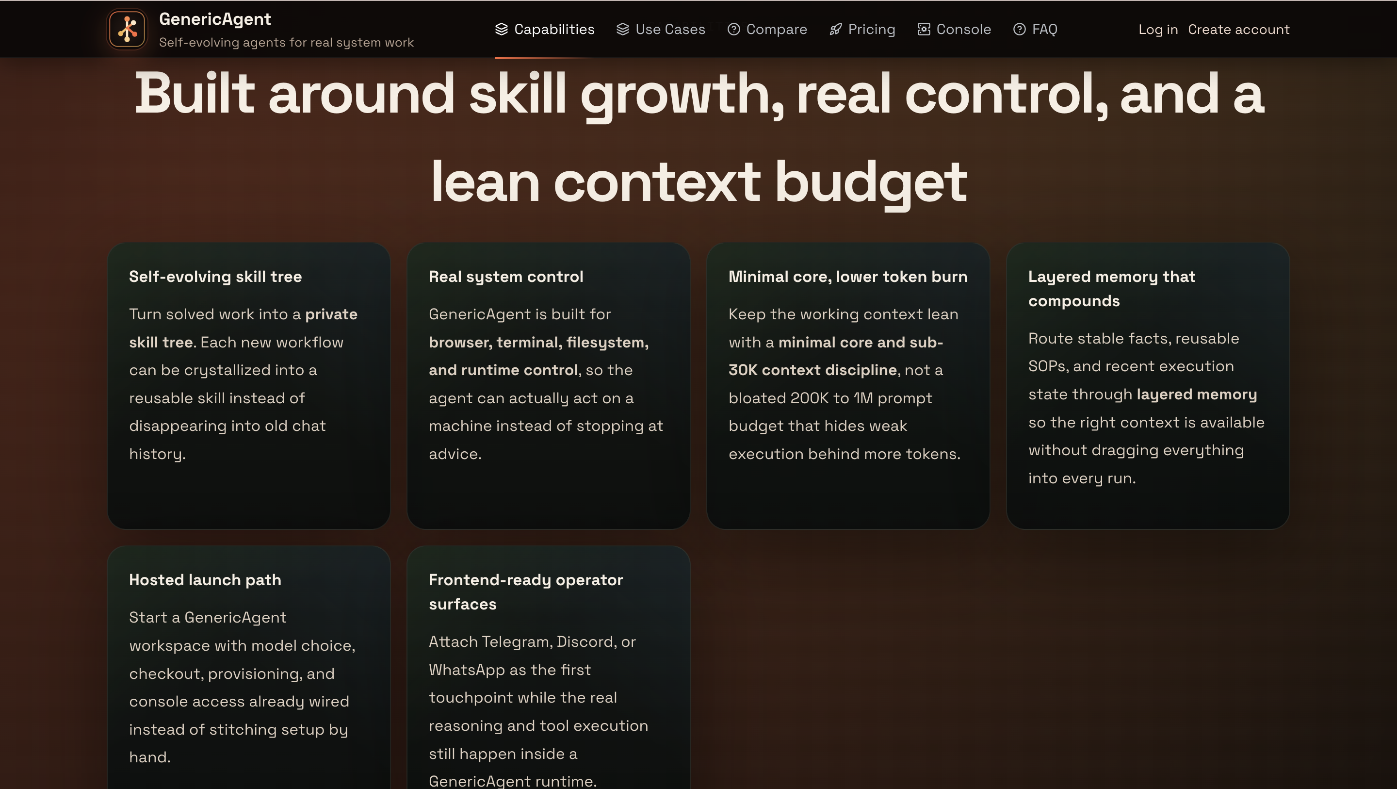 genericagent screenshot 2