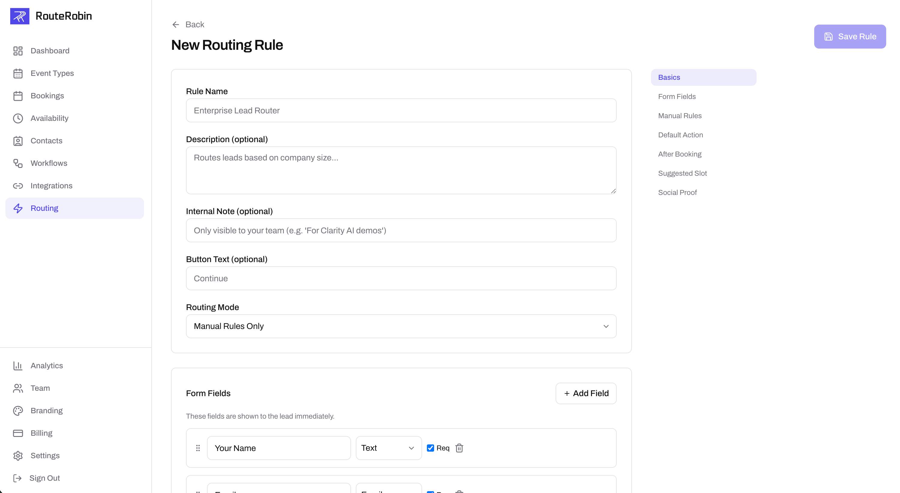 RouteRobin screenshot 1