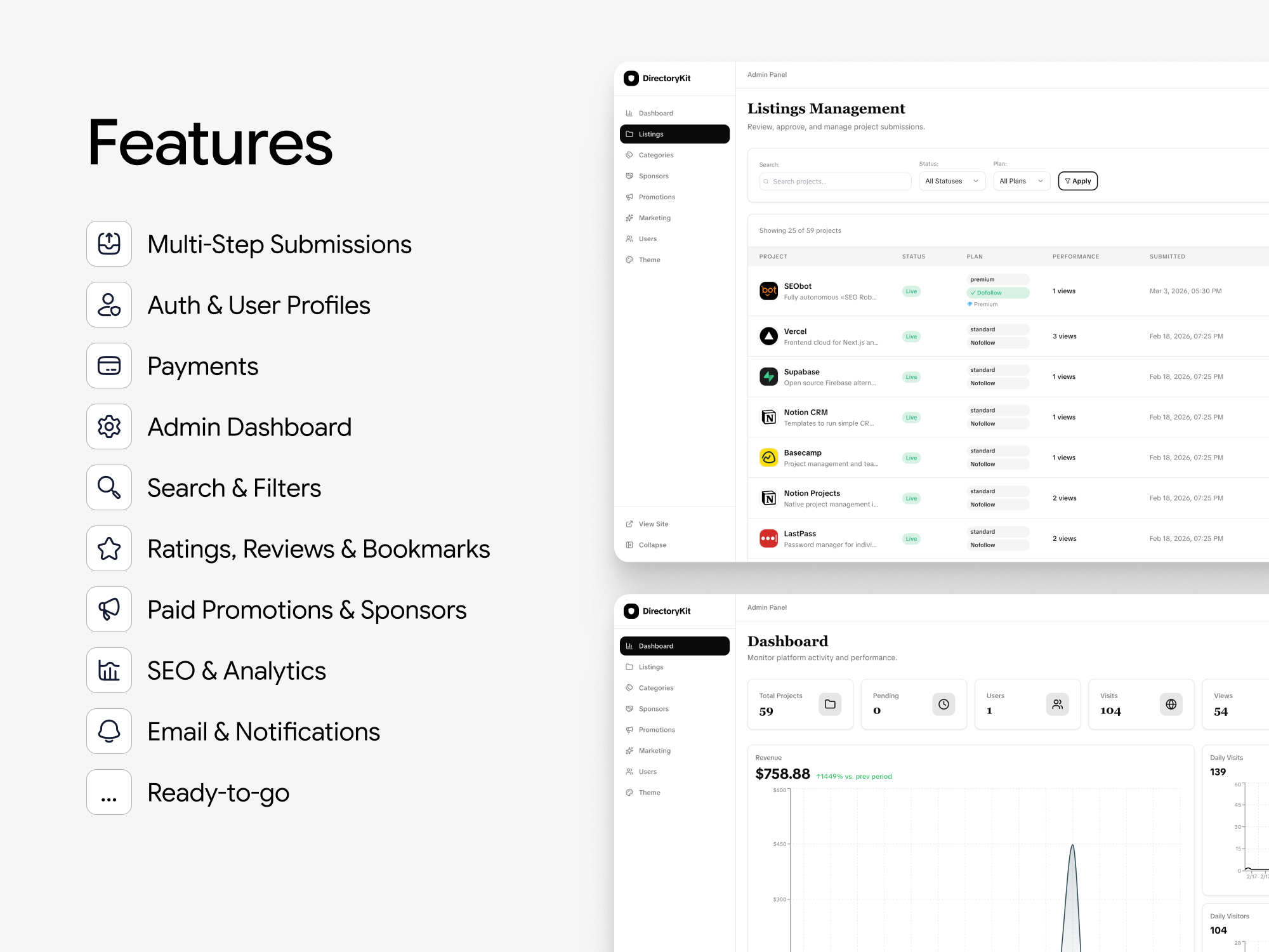 Directory Launch screenshot 2