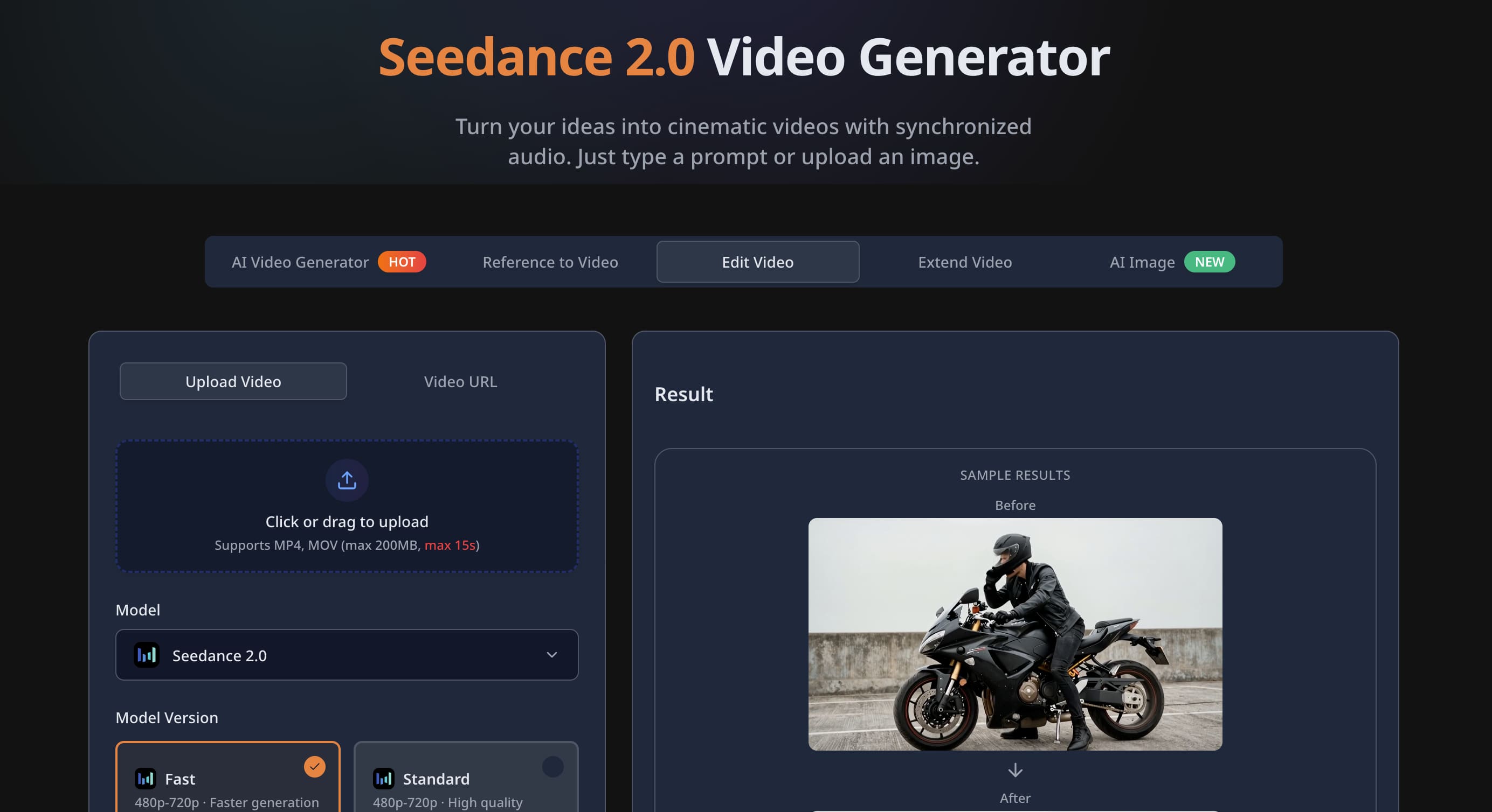 Seedance 2.0 – Create Professional Cinematic AI Videos screenshot 3