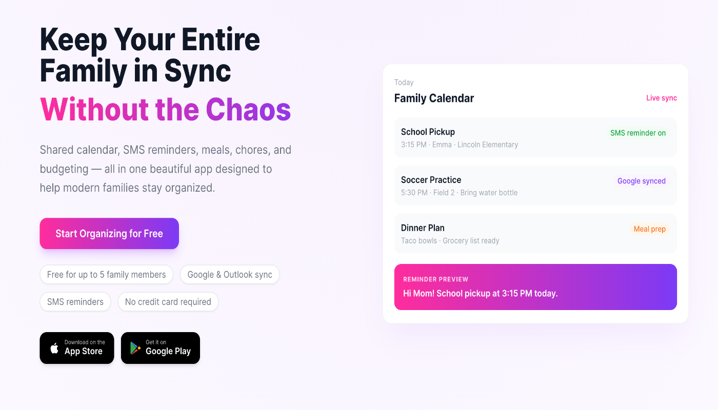 Family Manager  screenshot 1