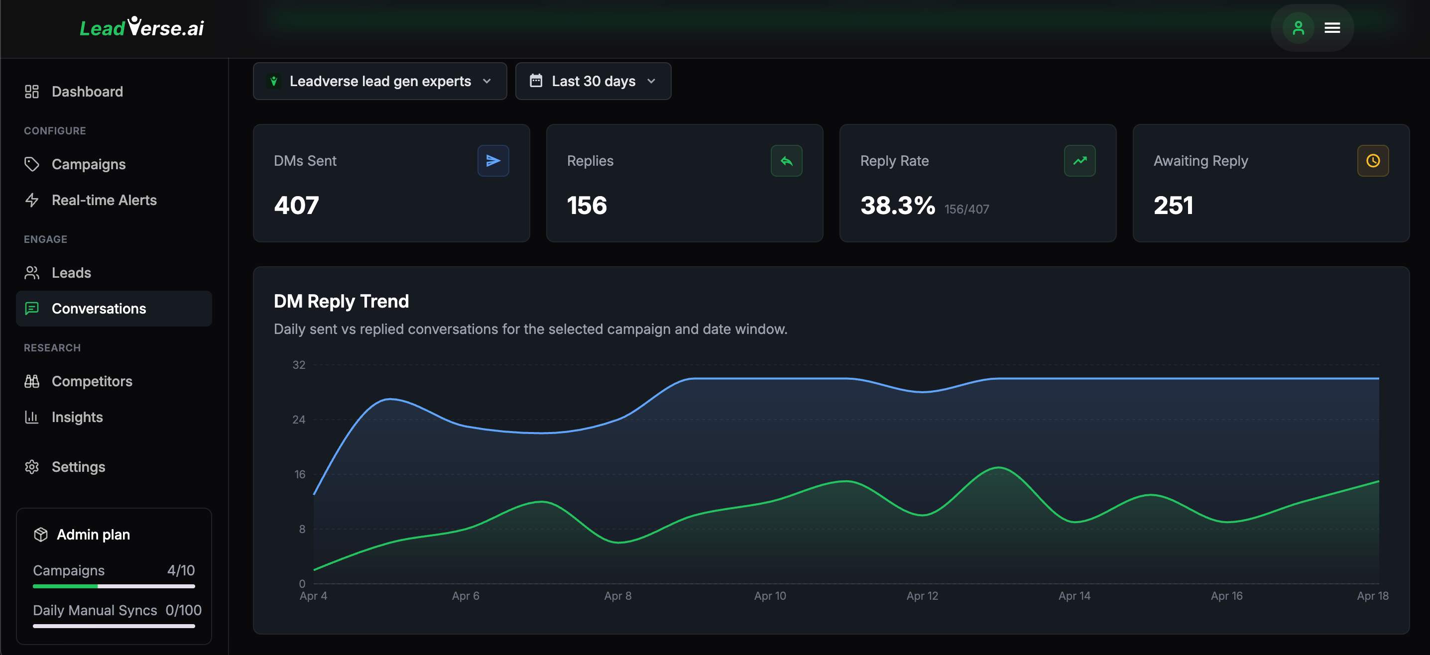 Leadverse screenshot 1