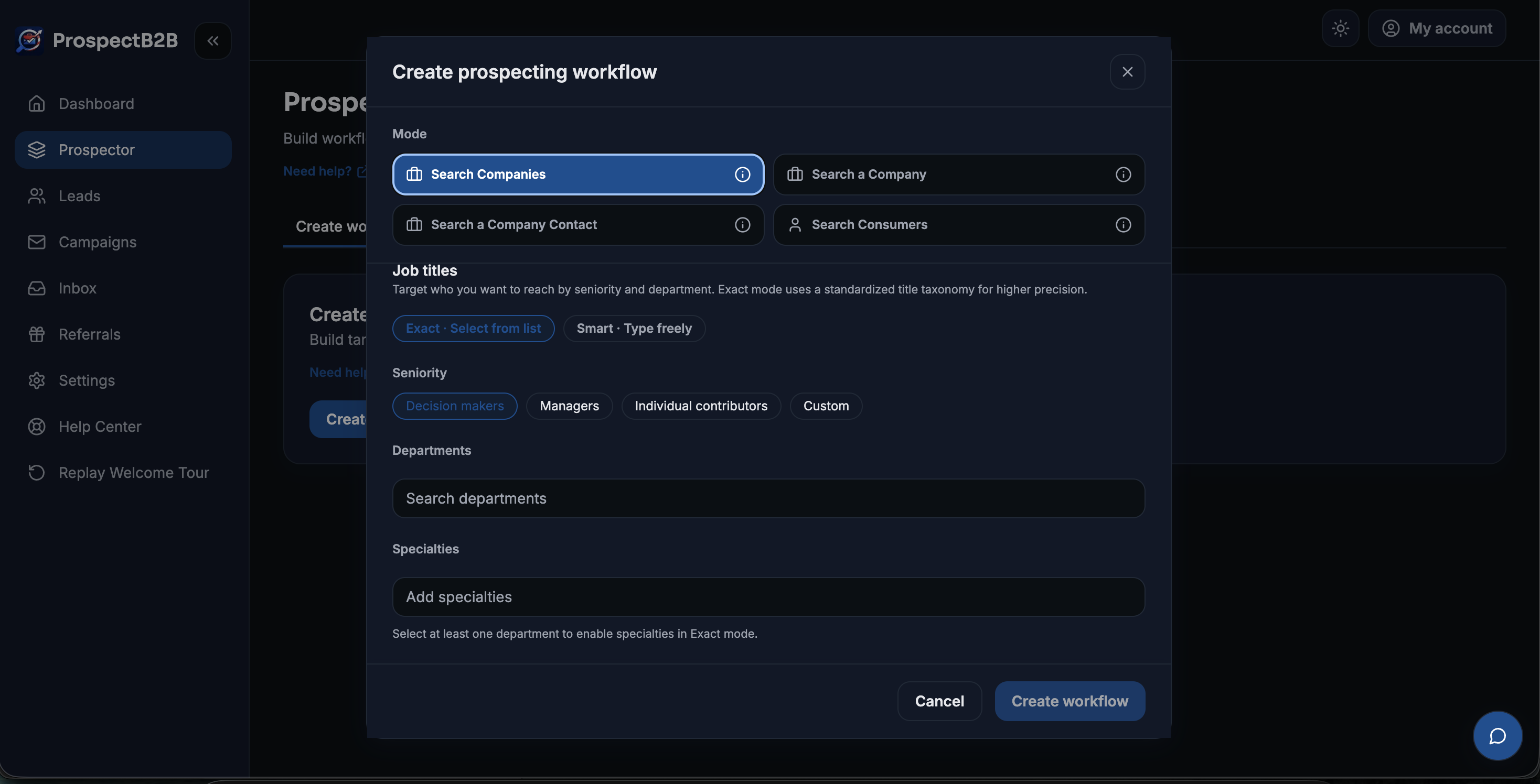 ProspectB2B screenshot 2