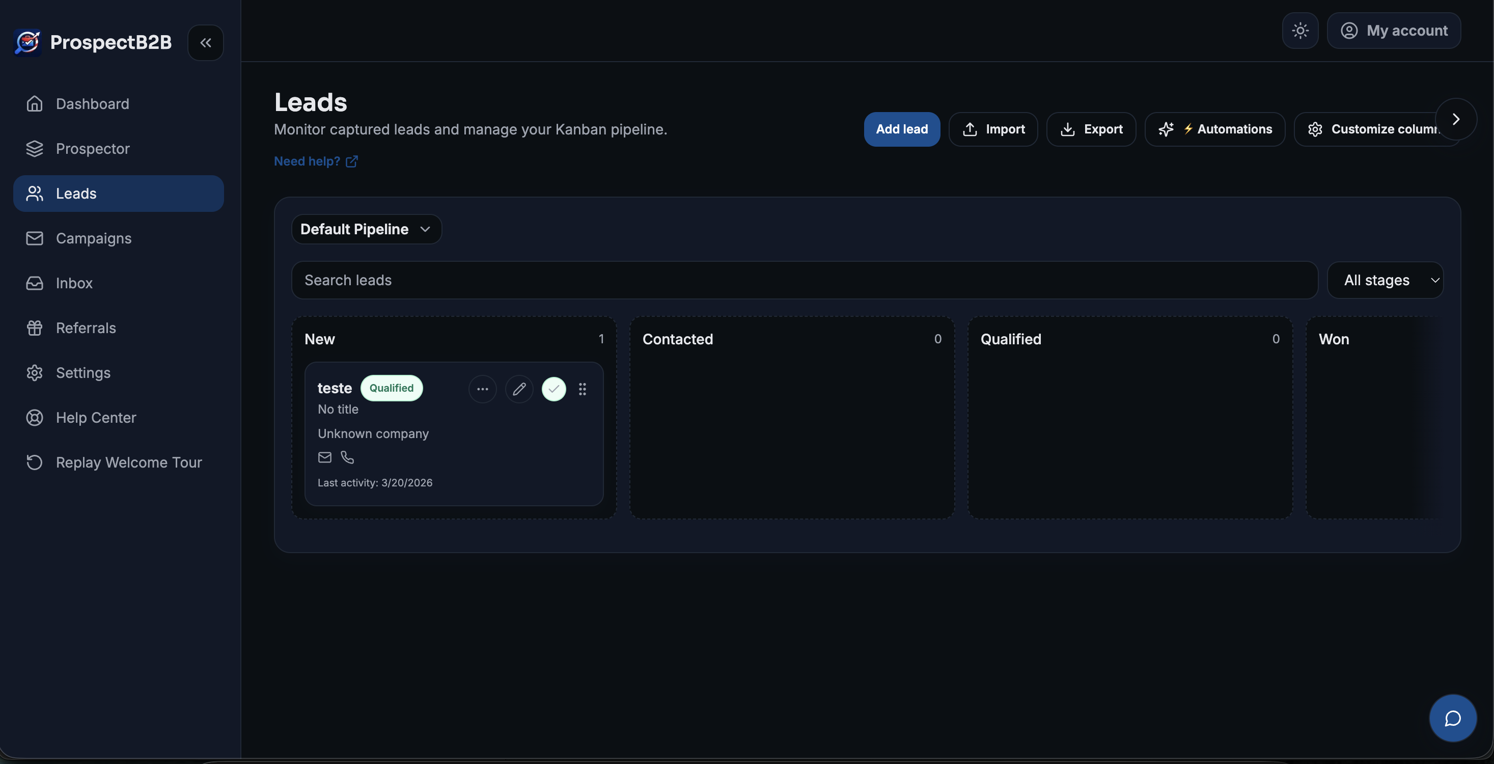 ProspectB2B screenshot 5