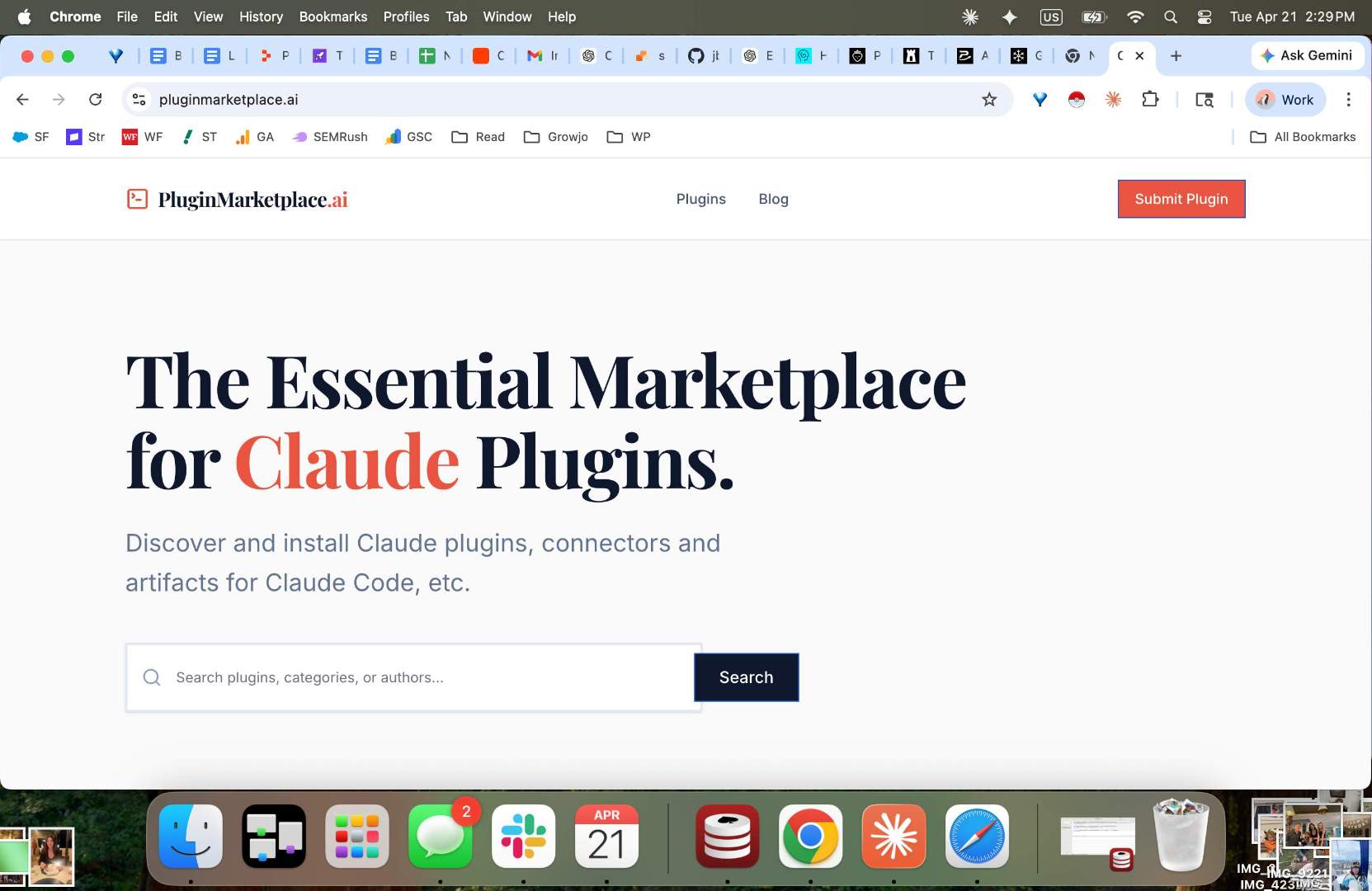 Claude Plugin Markeplace screenshot 1