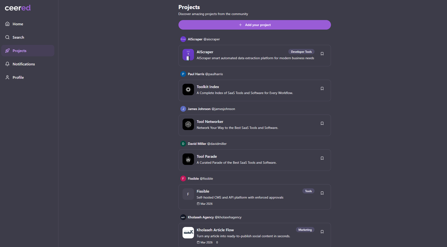 Ceered screenshot 1