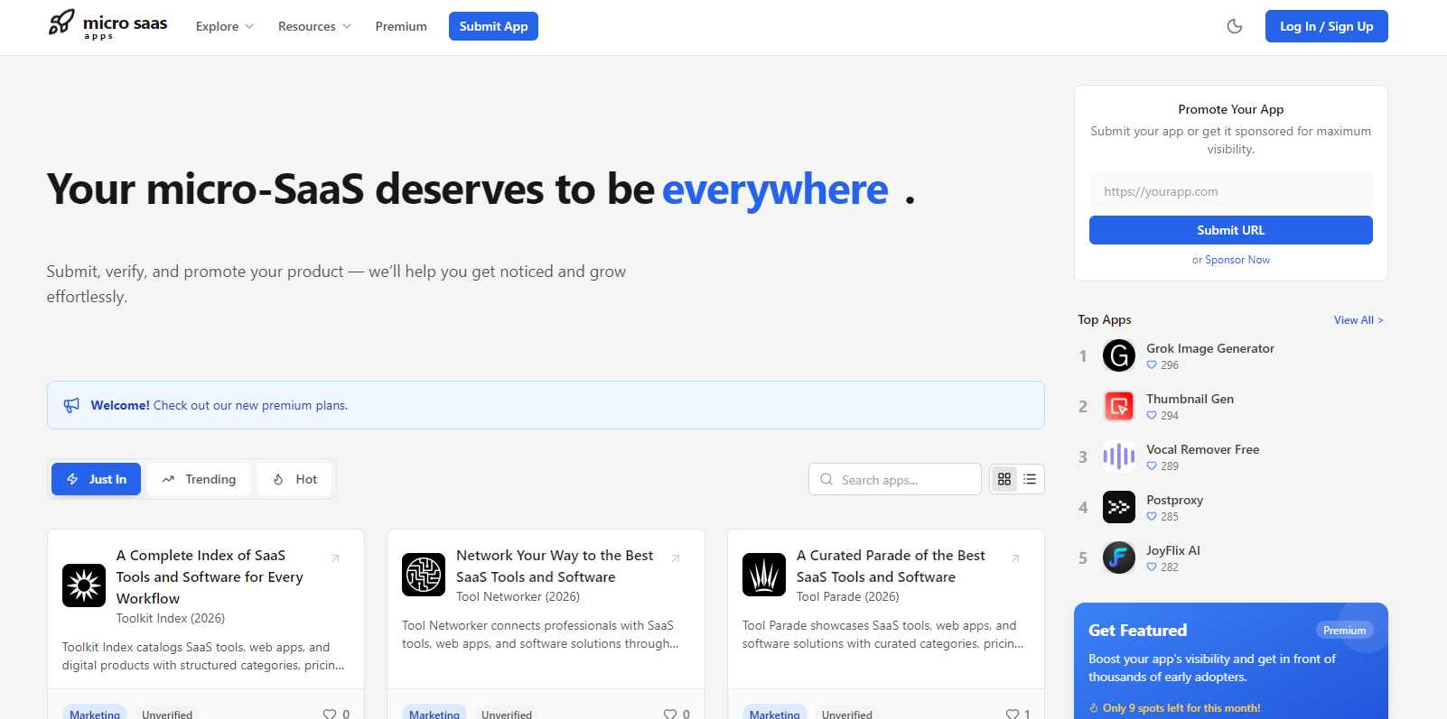 MicroSaaS Apps screenshot 1