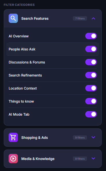 Google Search Cleaner screenshot 1